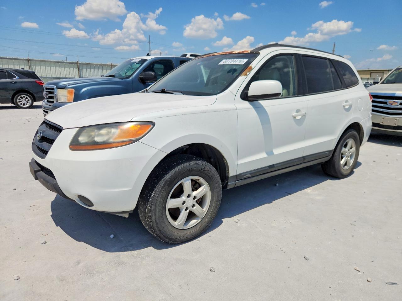 2008 Hyundai Santa Fe Gls Белый vin: 5NMSG13D28H211575
