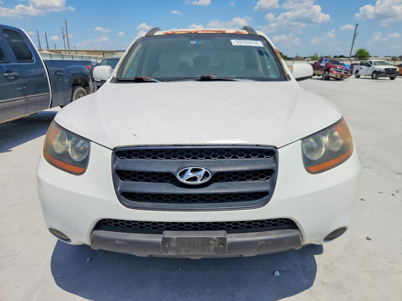 2008 Hyundai Santa Fe Gls Белый vin: 5NMSG13D28H211575