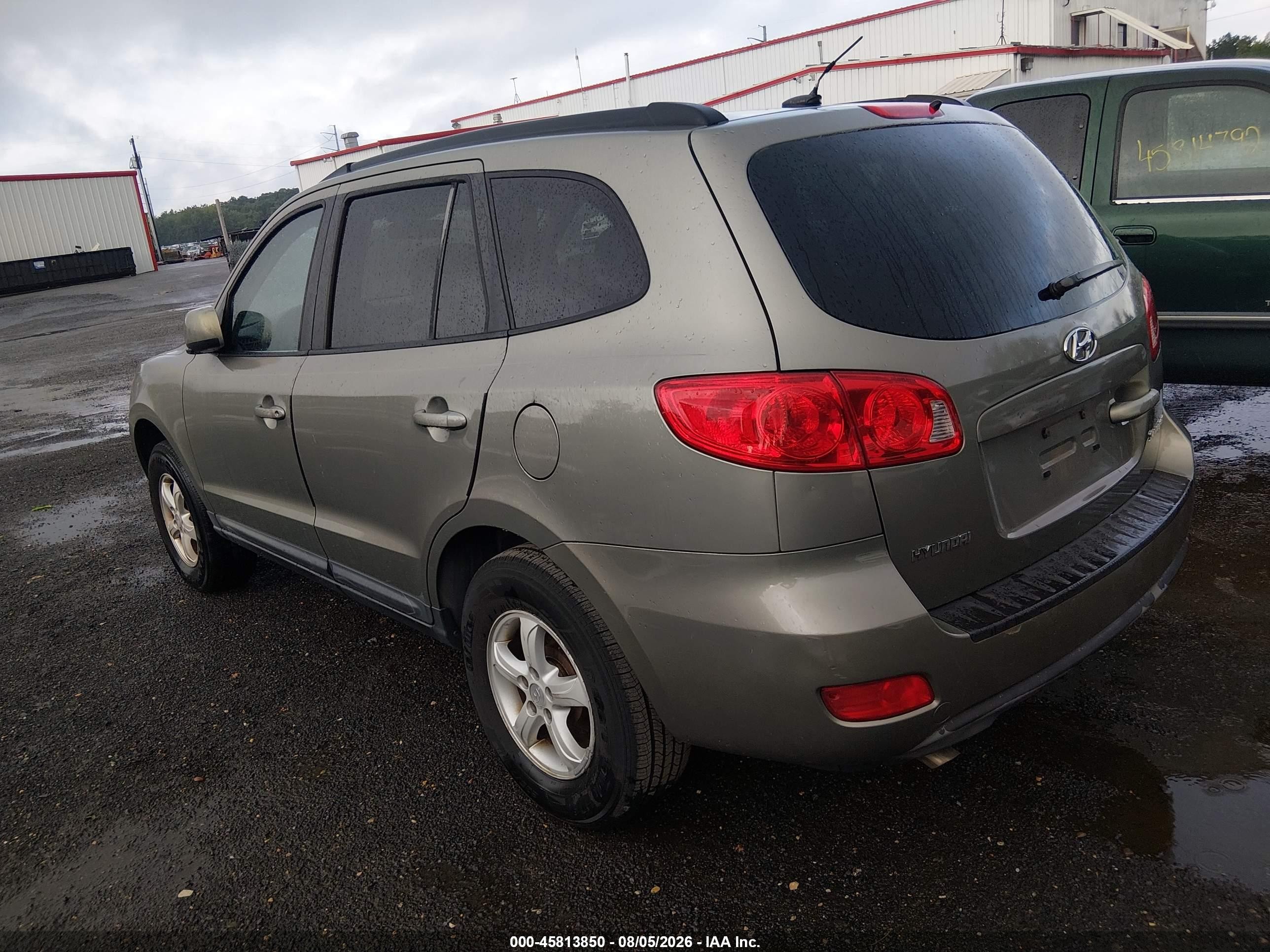 2008 Hyundai Santa Fe Gls Green vin: 5NMSG13D28H214492