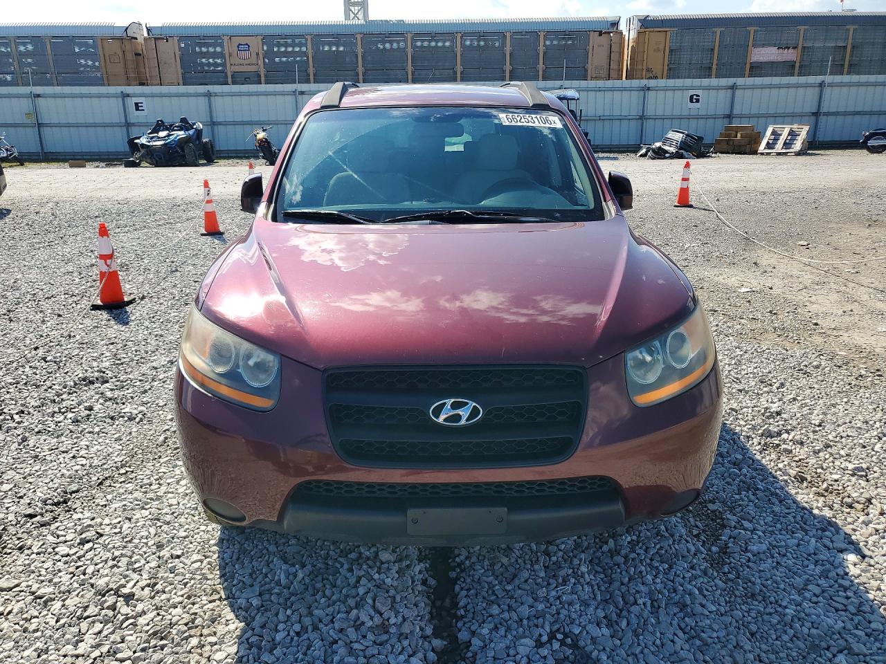 2008 Hyundai Santa Fe Gls Темно-бордовый vin: 5NMSG13D28H225878