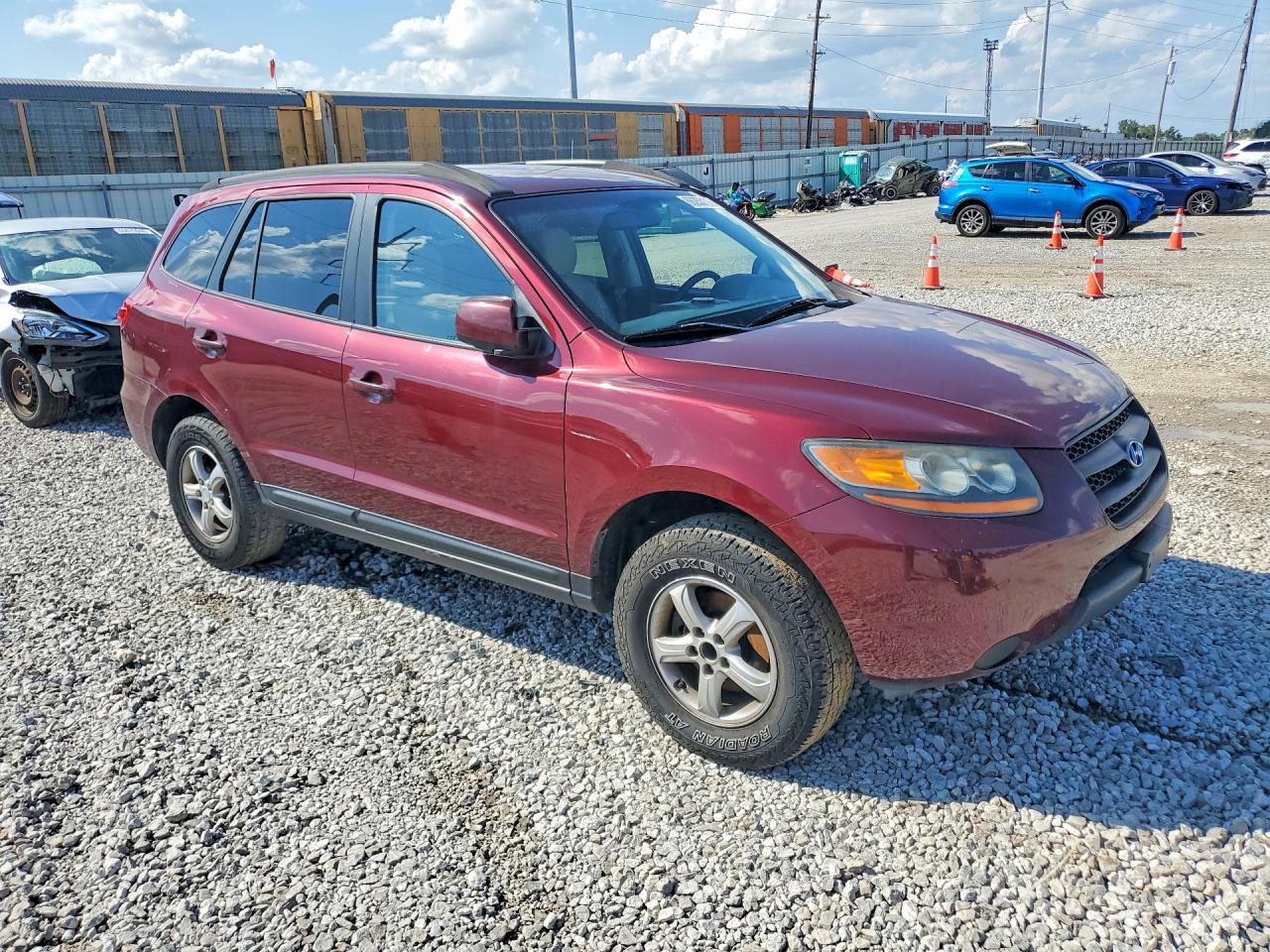 2008 Hyundai Santa Fe Gls Темно-бордовый vin: 5NMSG13D28H225878