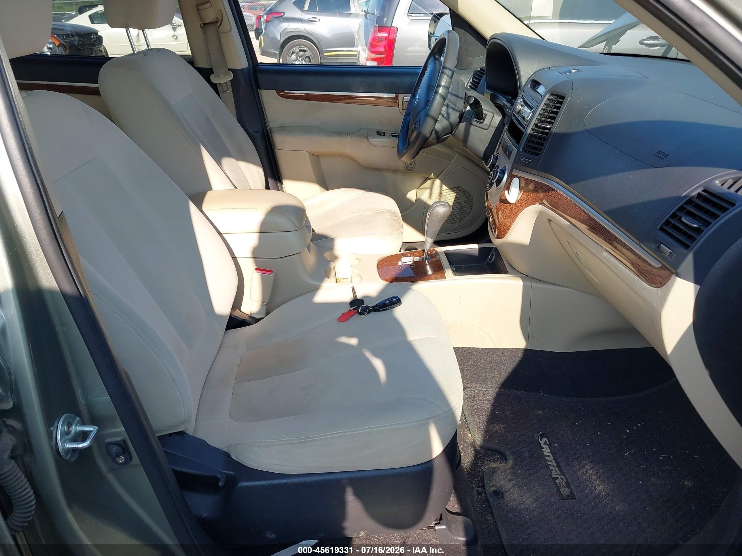 2008 Hyundai Santa Fe Gls Серый vin: 5NMSG13D28H226089