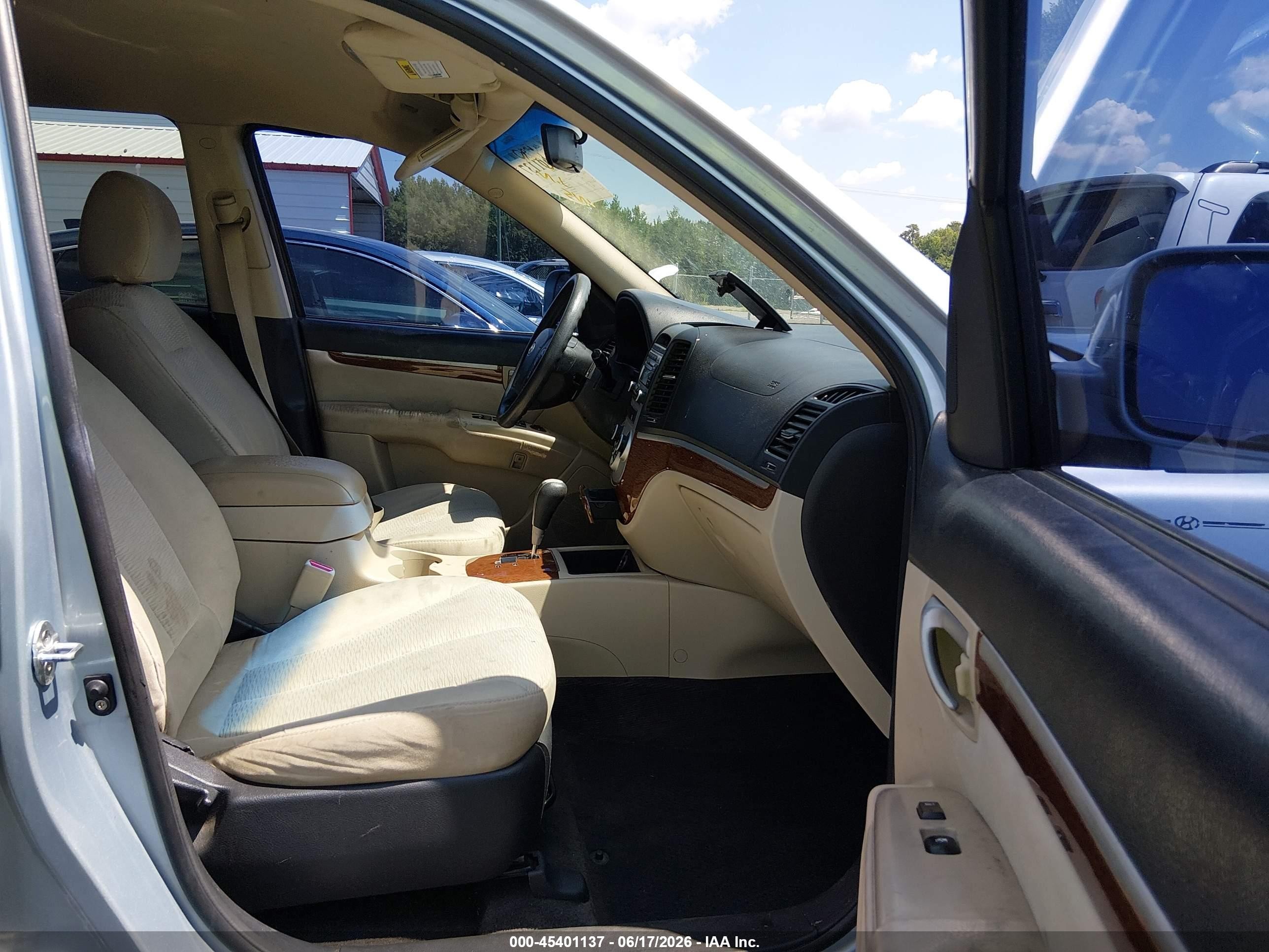 2008 Hyundai Santa Fe Gls Silver vin: 5NMSG13D28H227615