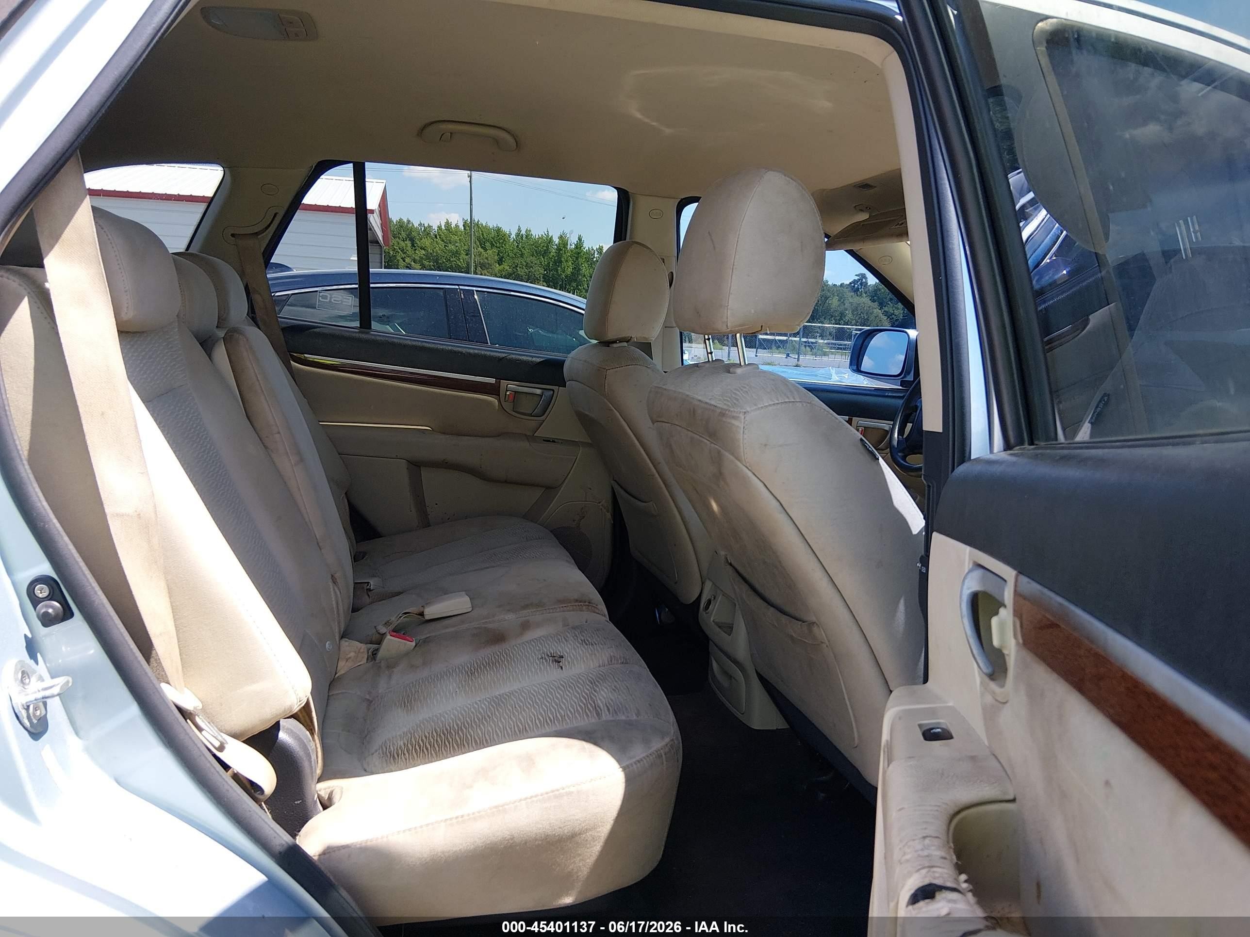 2008 Hyundai Santa Fe Gls Silver vin: 5NMSG13D28H227615
