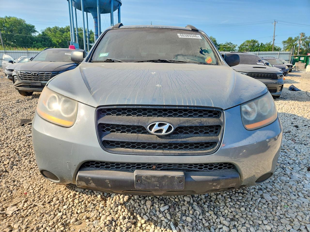 2009 Hyundai Santa Fe Gls Серый vin: 5NMSG13D29H229592