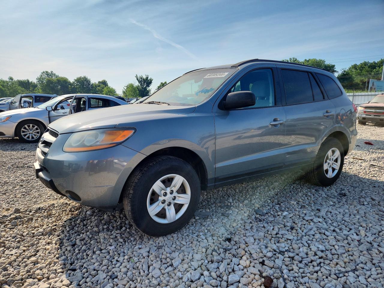 2009 Hyundai Santa Fe Gls Серый vin: 5NMSG13D29H229592
