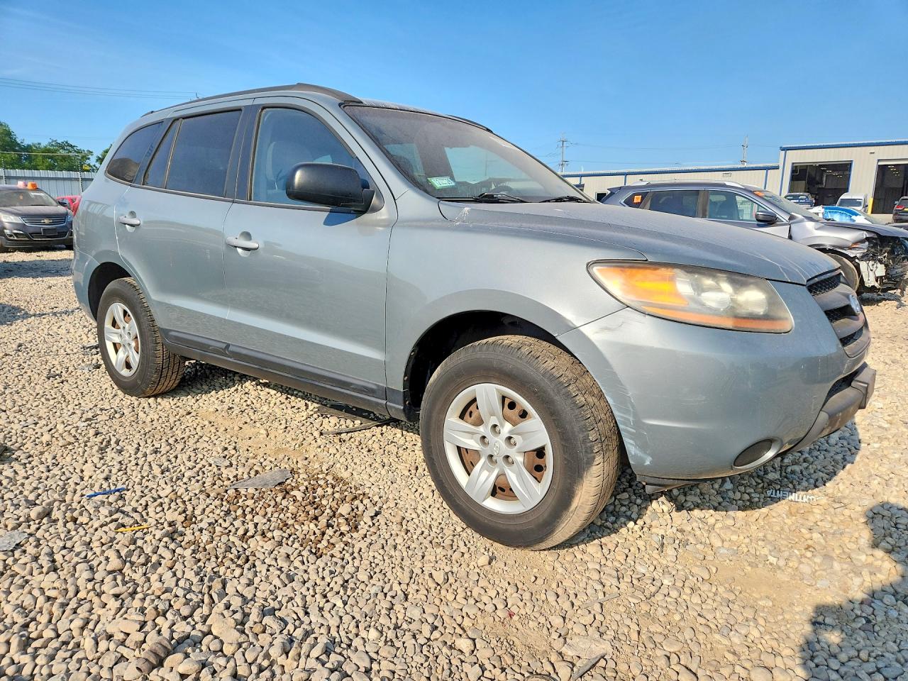 2009 Hyundai Santa Fe Gls Серый vin: 5NMSG13D29H229592