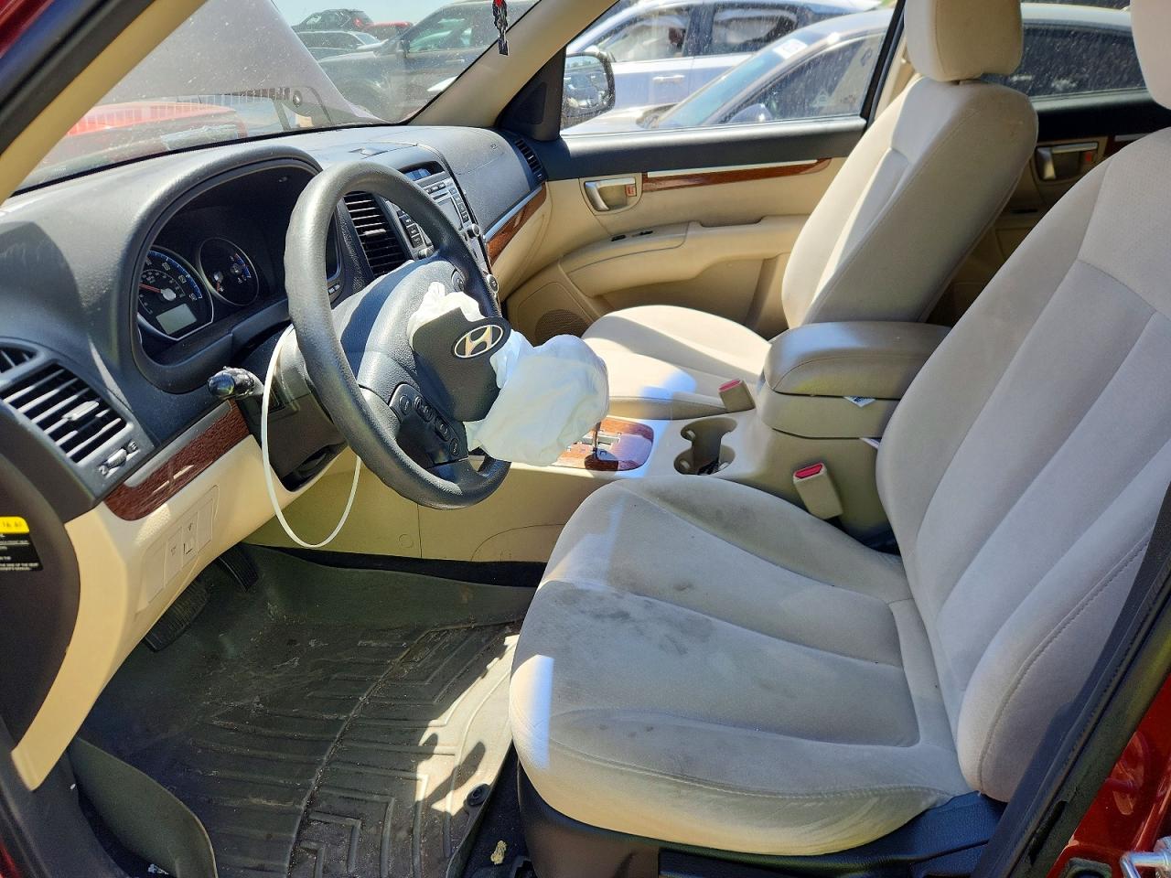 2009 Hyundai Santa Fe Gls Red vin: 5NMSG13D29H238812