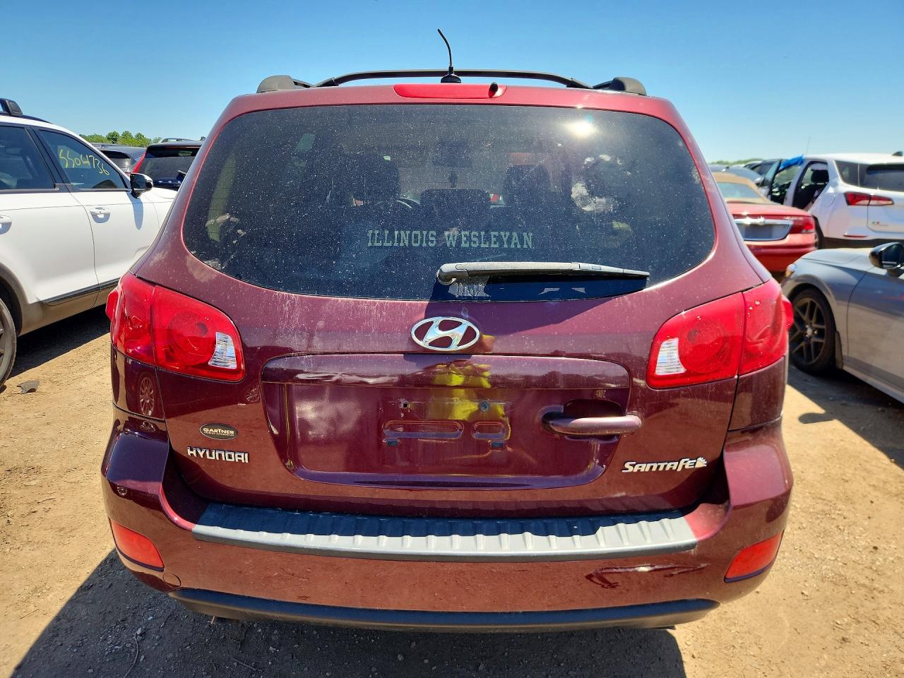 2009 Hyundai Santa Fe Gls Red vin: 5NMSG13D29H238812