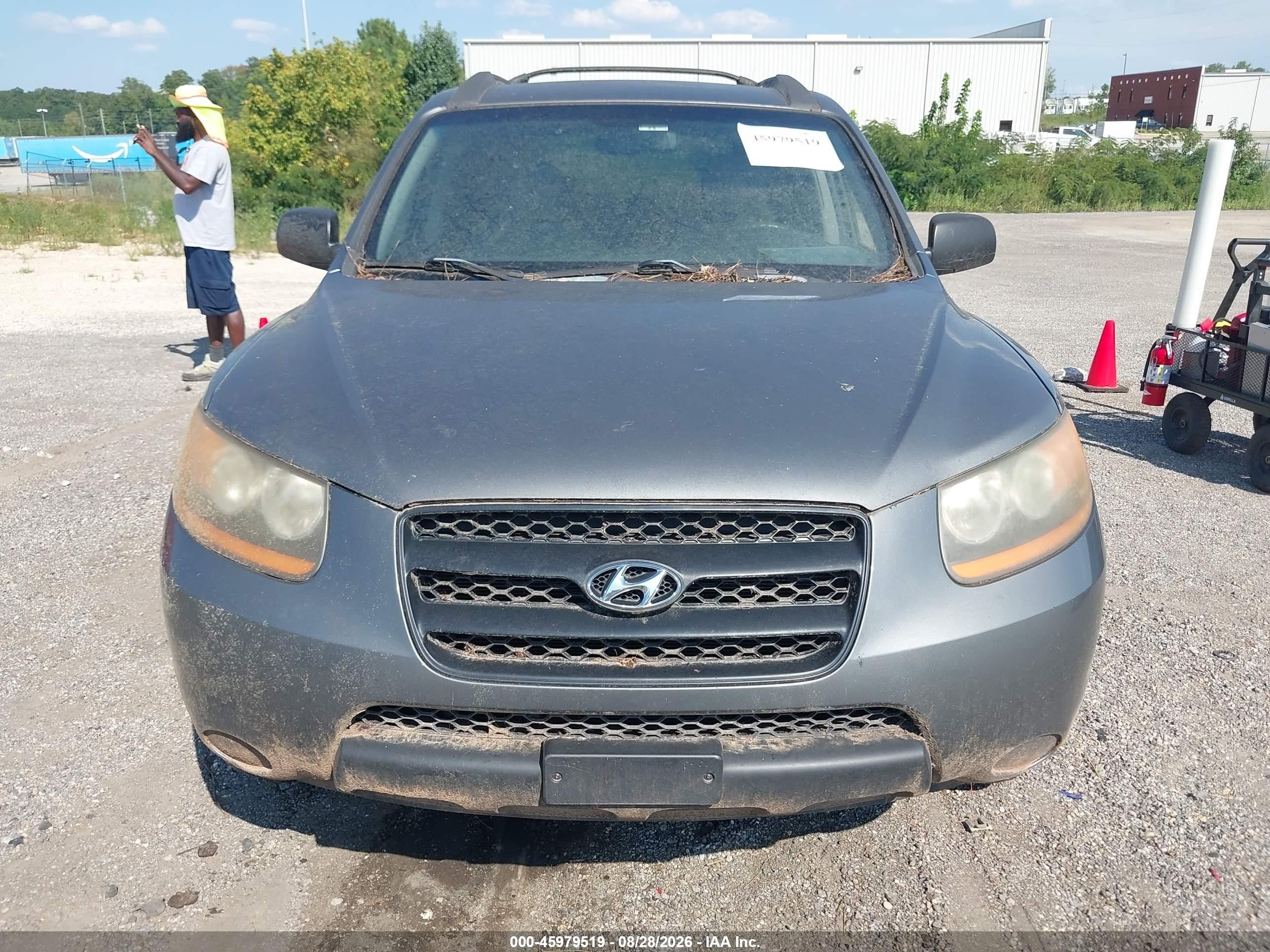 2009 Hyundai Santa Fe Gls Gray vin: 5NMSG13D29H250622