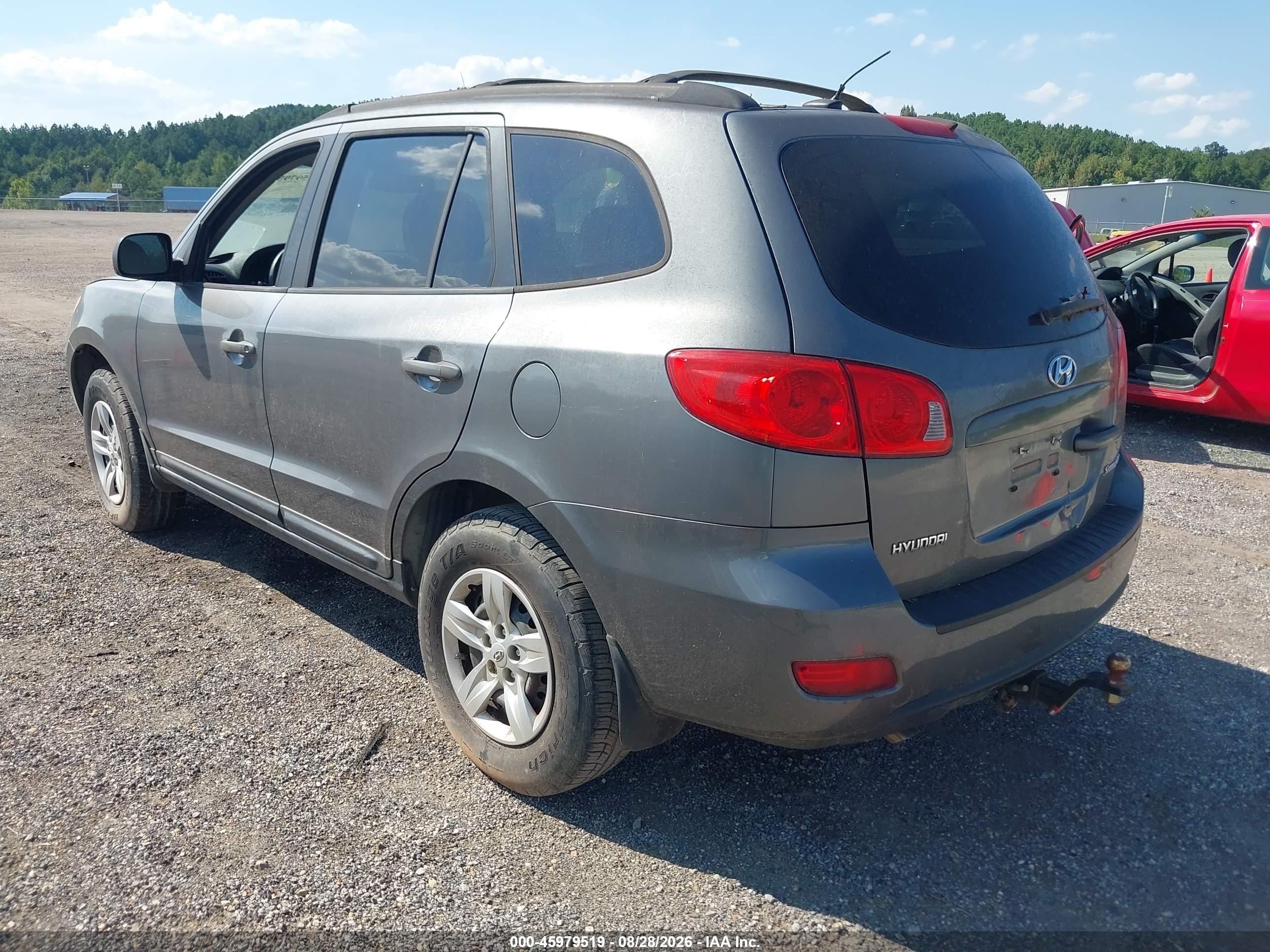 2009 Hyundai Santa Fe Gls Gray vin: 5NMSG13D29H250622