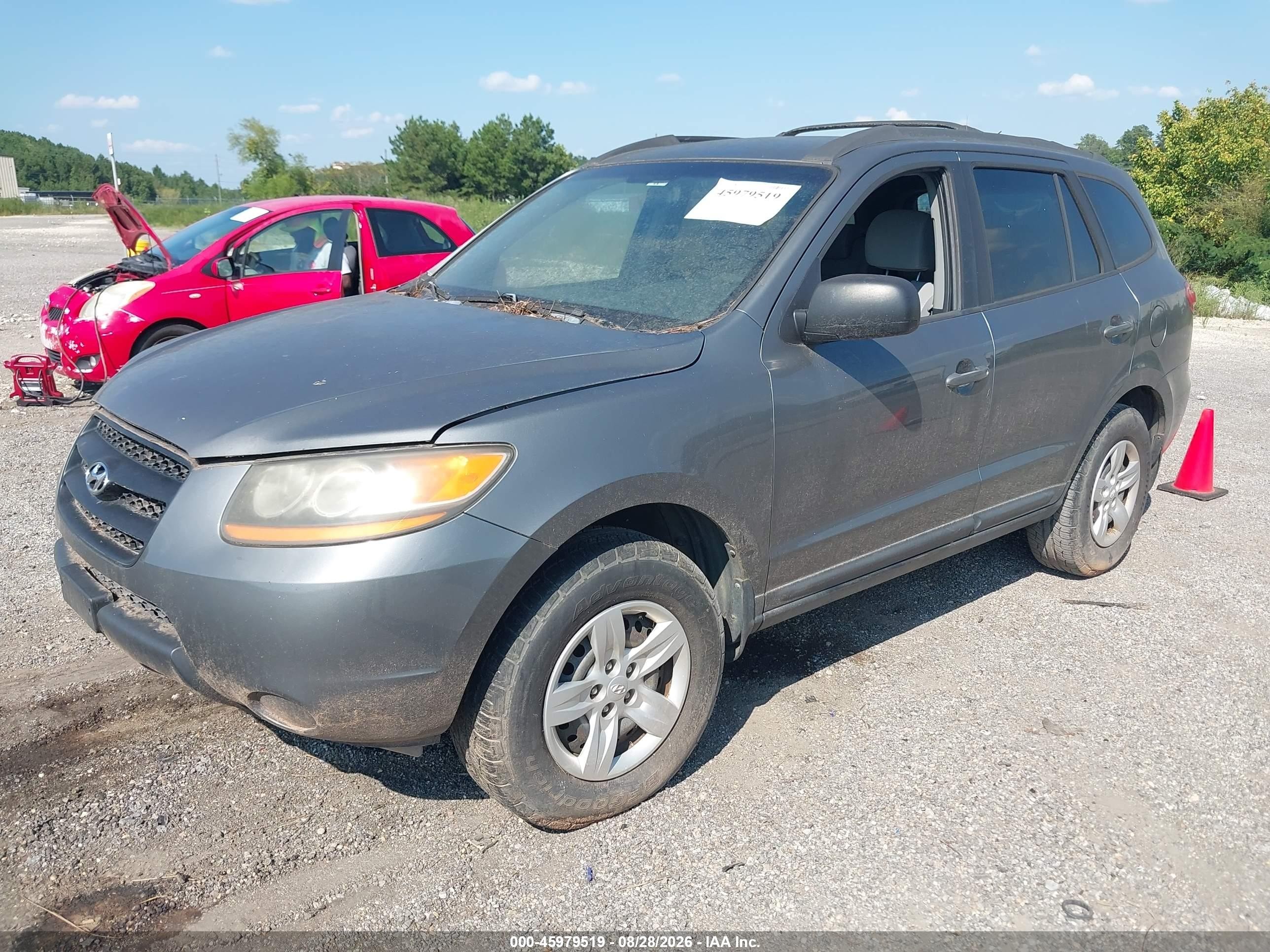 2009 Hyundai Santa Fe Gls Gray vin: 5NMSG13D29H250622