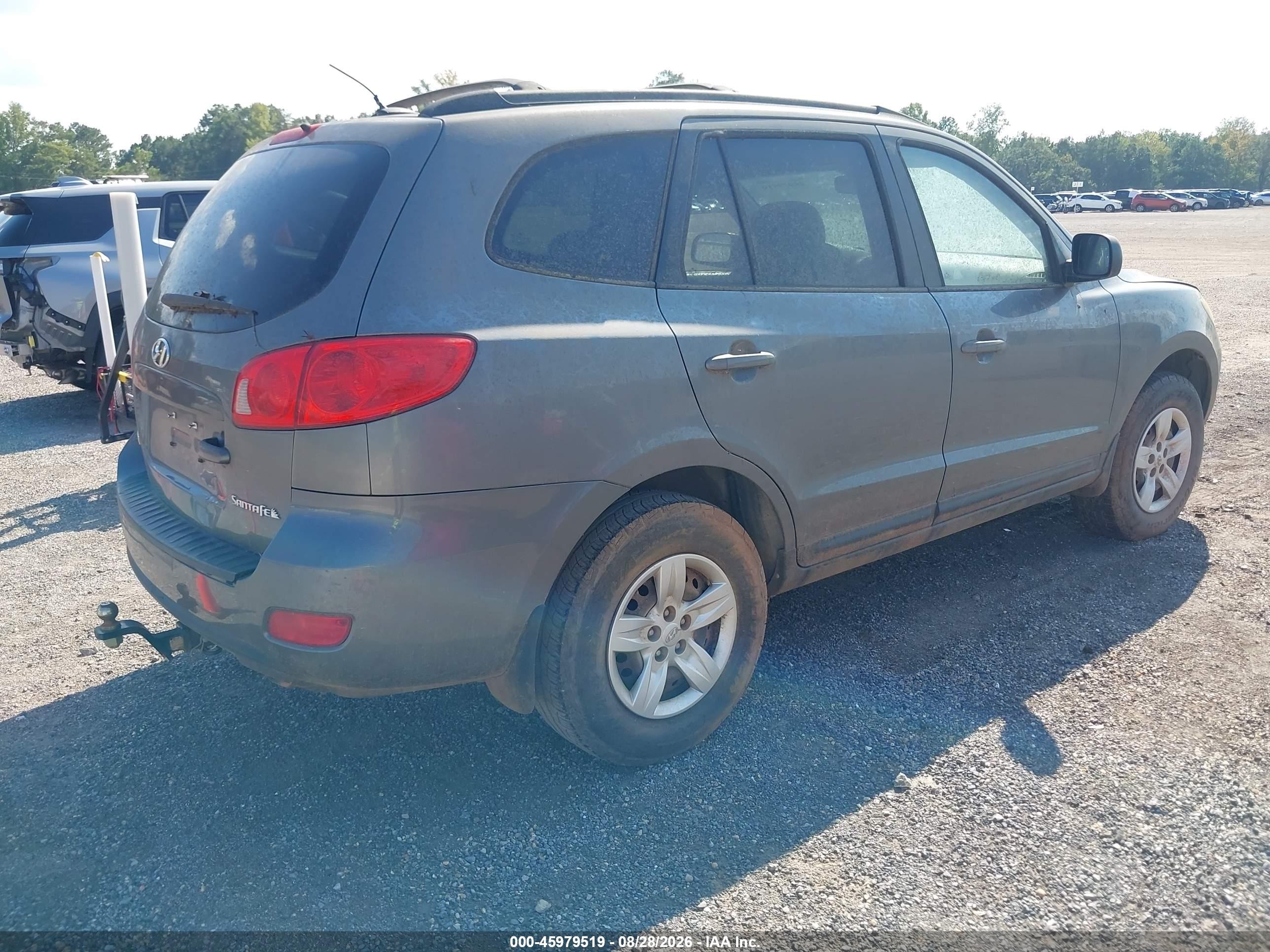 2009 Hyundai Santa Fe Gls Gray vin: 5NMSG13D29H250622