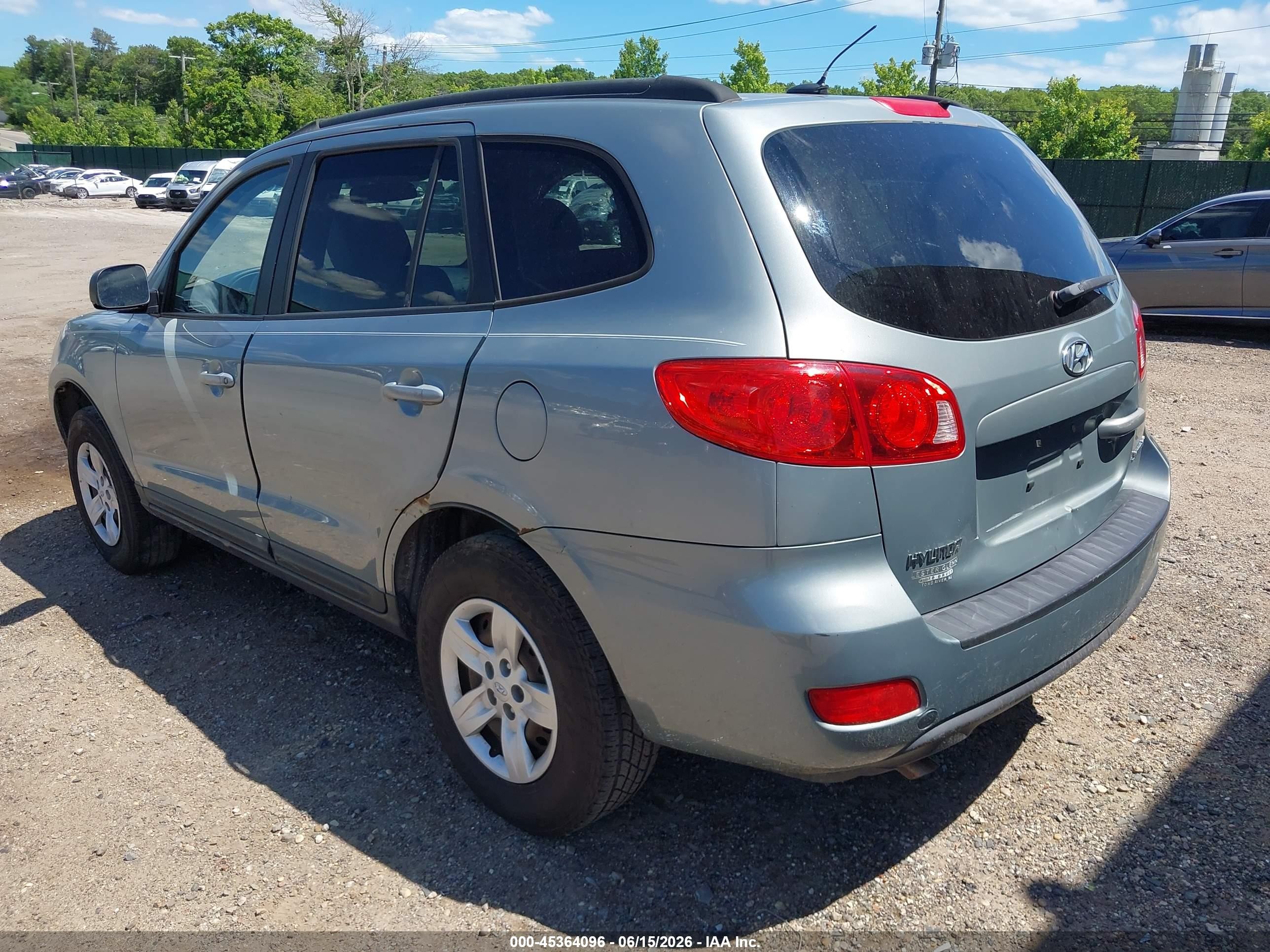 2009 Hyundai Santa Fe Gls Серый vin: 5NMSG13D29H297570