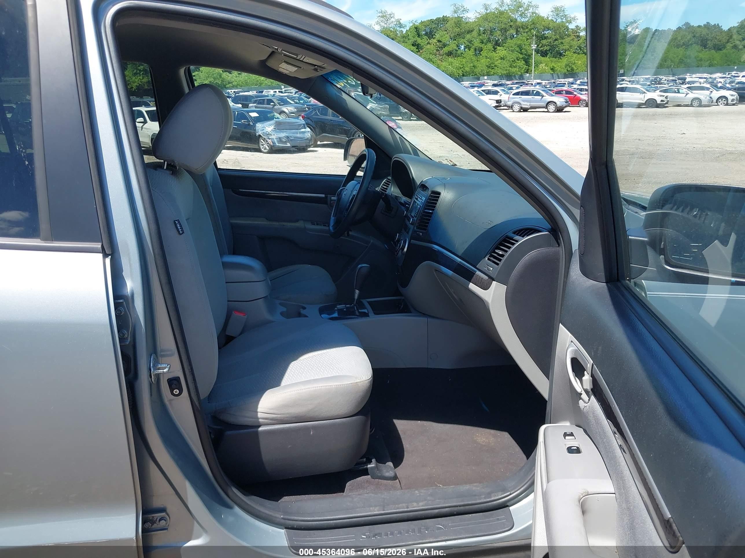 2009 Hyundai Santa Fe Gls Серый vin: 5NMSG13D29H297570