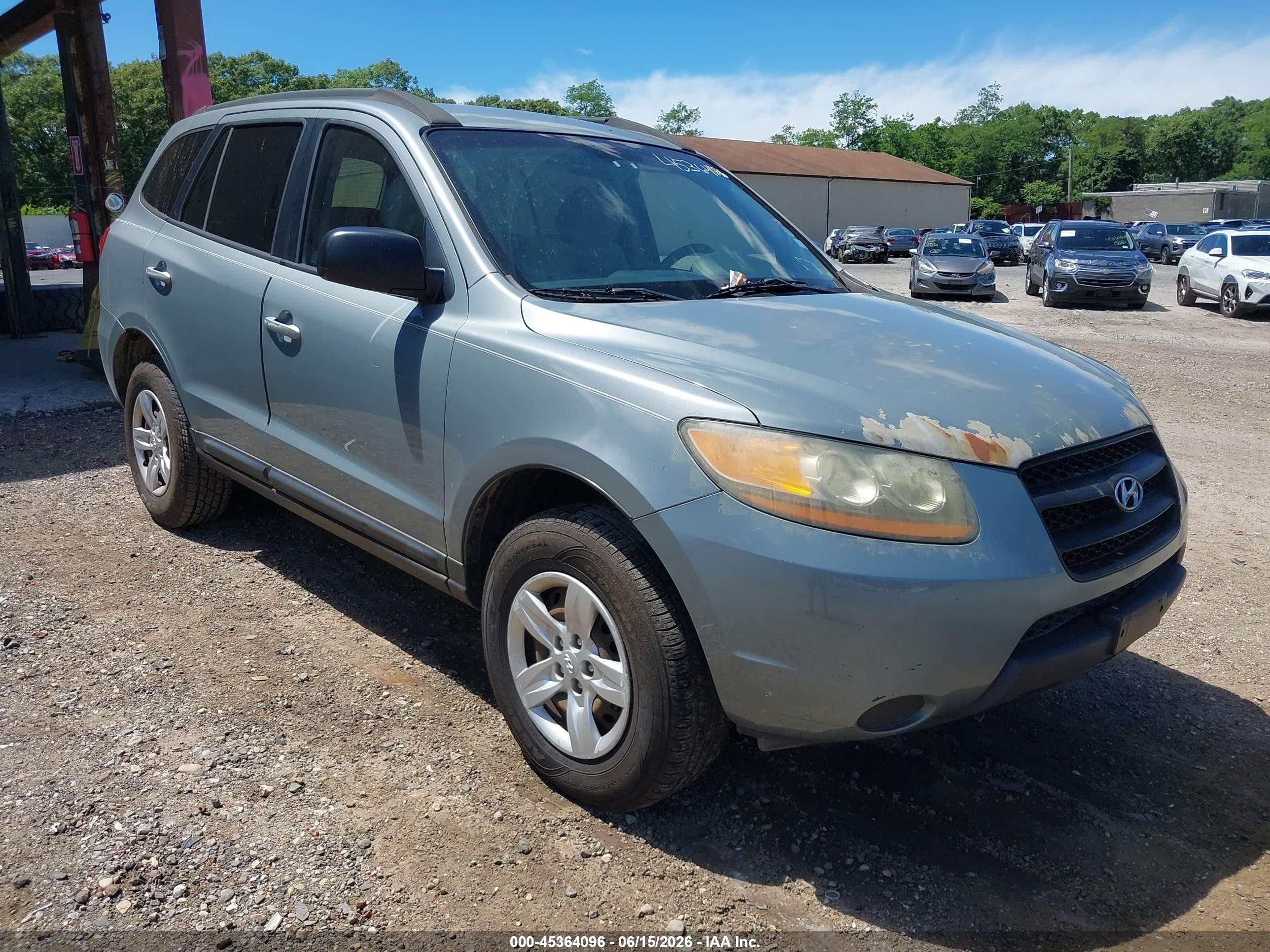 2009 Hyundai Santa Fe Gls Gray vin: 5NMSG13D29H297570