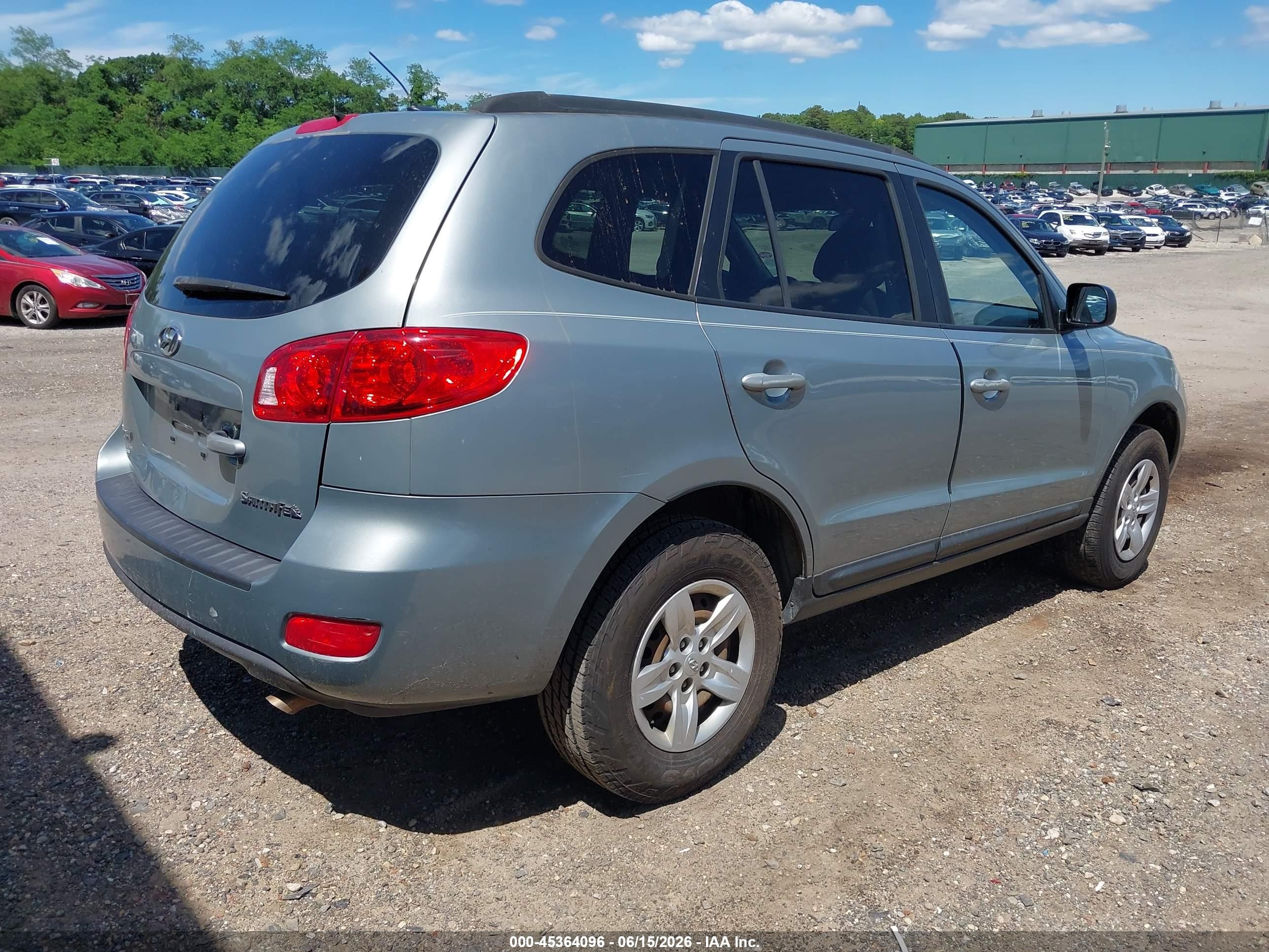 2009 Hyundai Santa Fe Gls Серый vin: 5NMSG13D29H297570