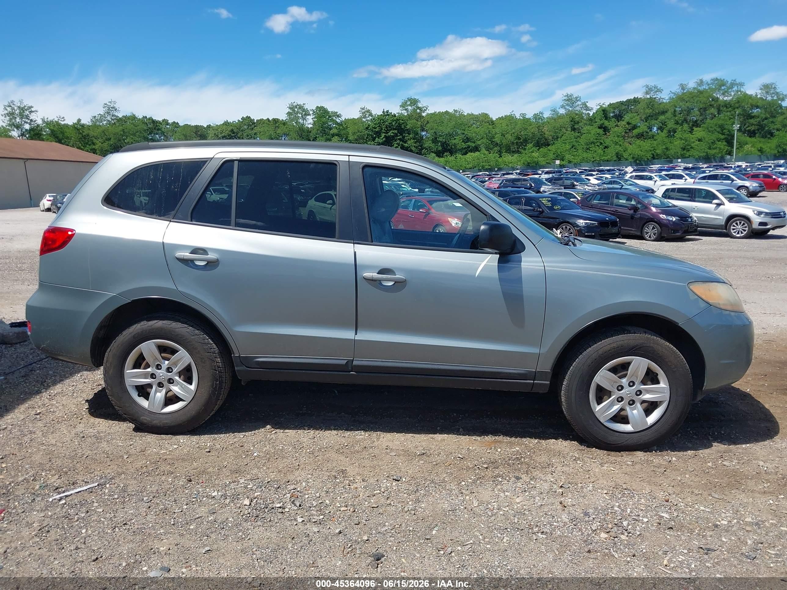 2009 Hyundai Santa Fe Gls Серый vin: 5NMSG13D29H297570