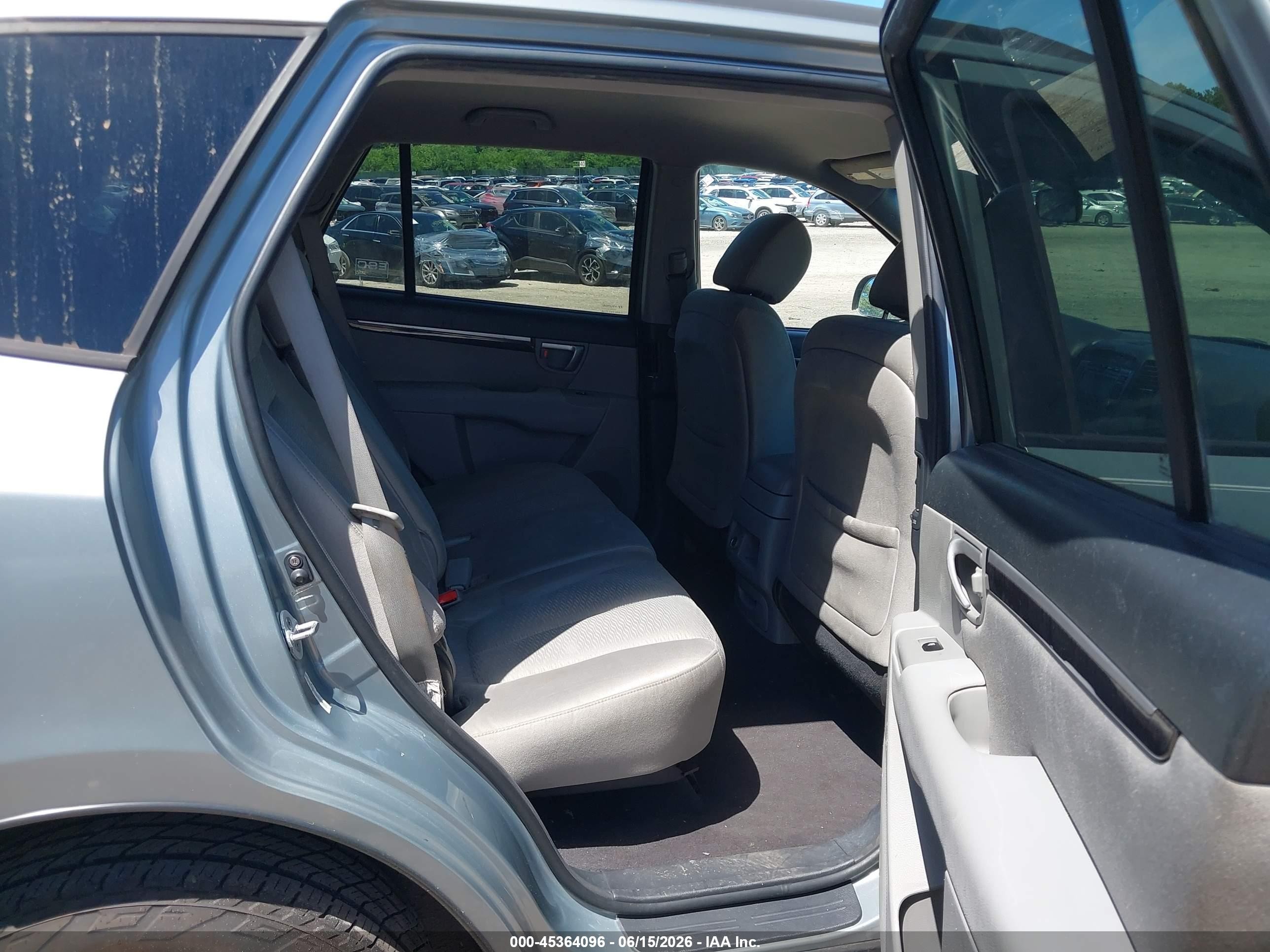 2009 Hyundai Santa Fe Gls Серый vin: 5NMSG13D29H297570