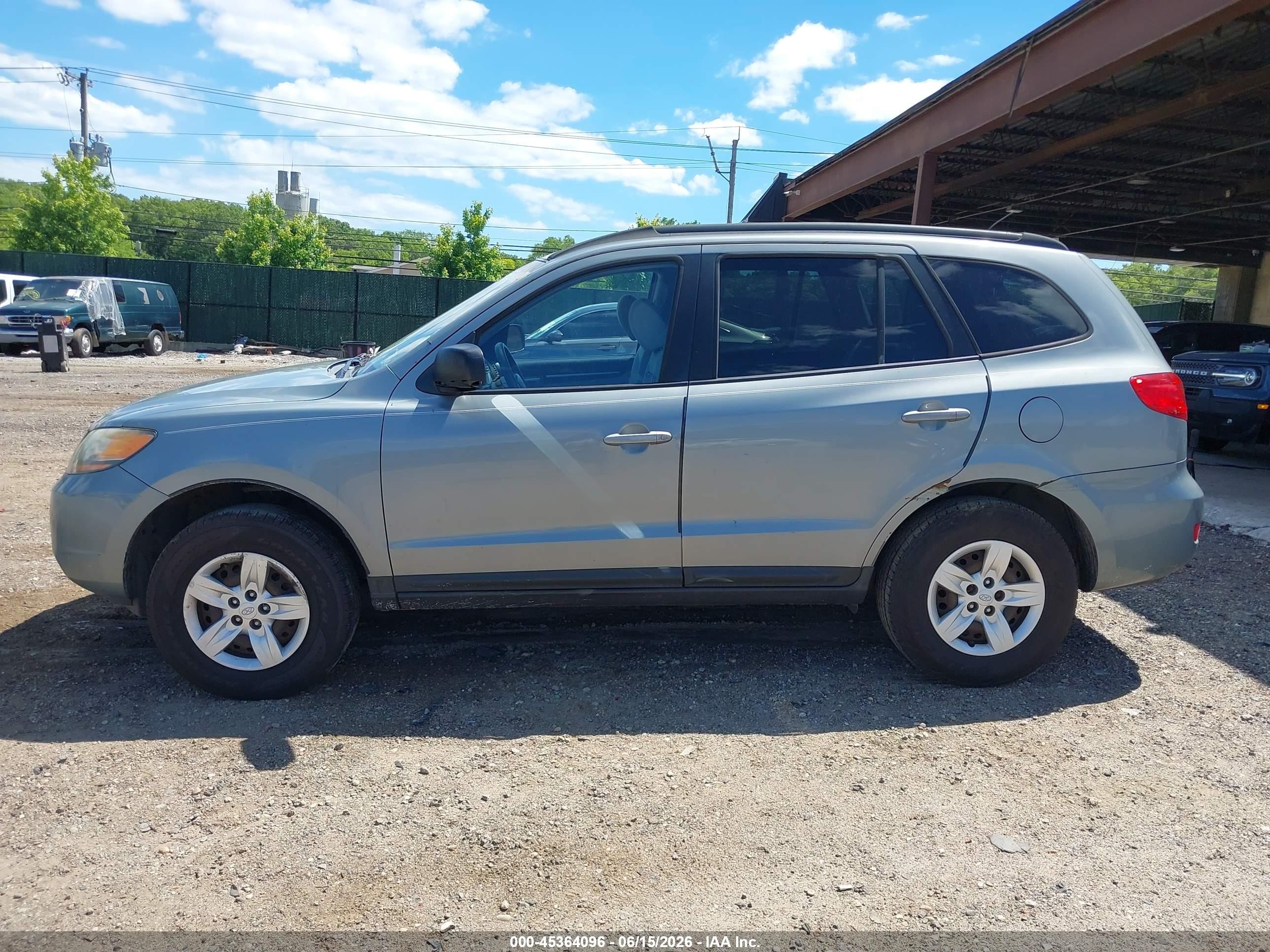 2009 Hyundai Santa Fe Gls Серый vin: 5NMSG13D29H297570