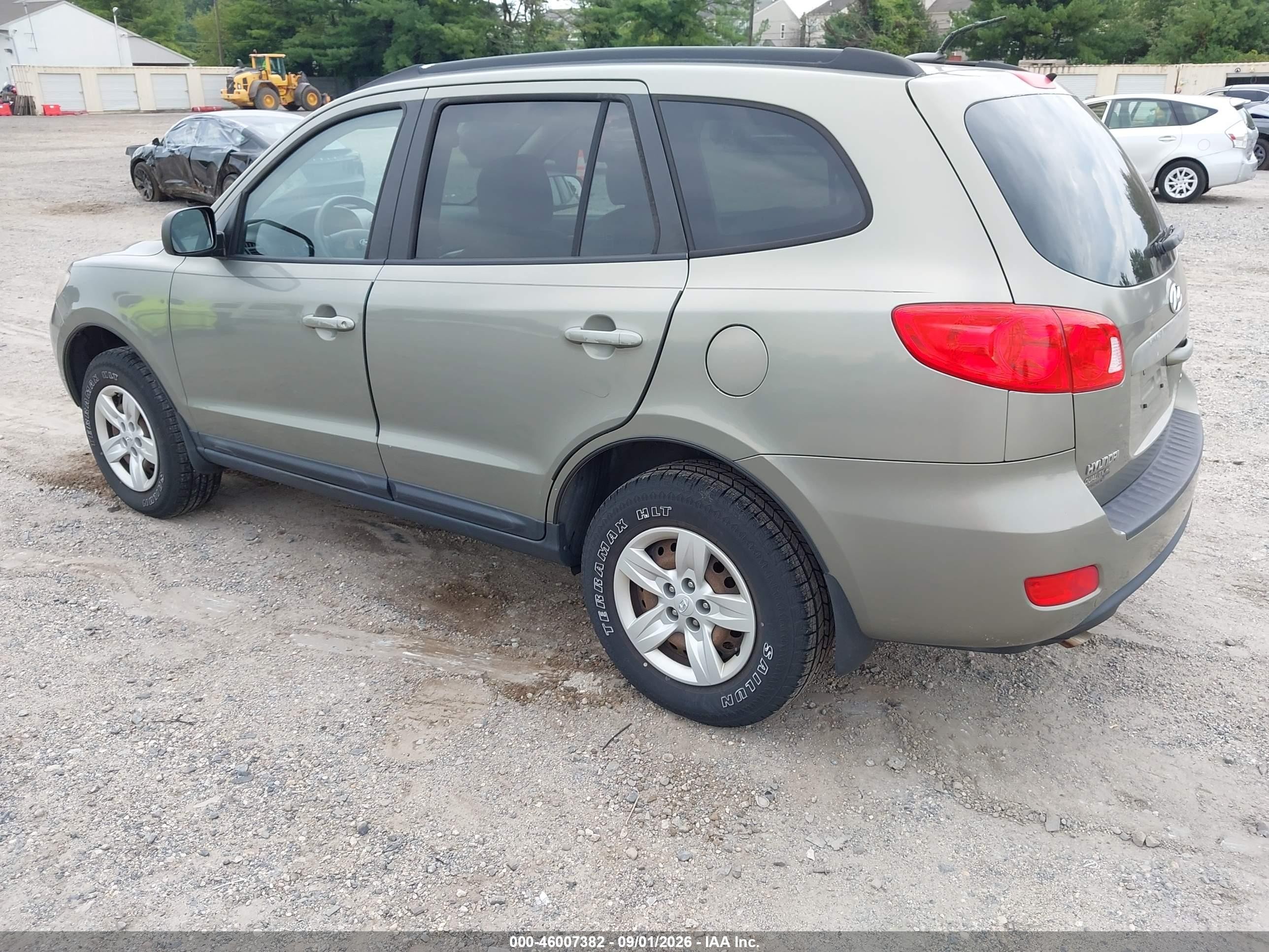 2009 Hyundai Santa Fe Gls Gray vin: 5NMSG13D29H326887