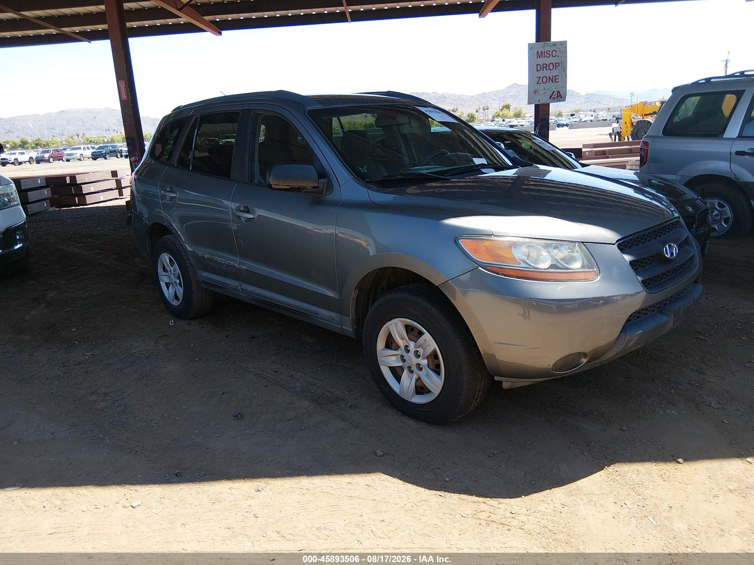 2009 Hyundai Santa Fe Gls Blue vin: 5NMSG13D29H327425