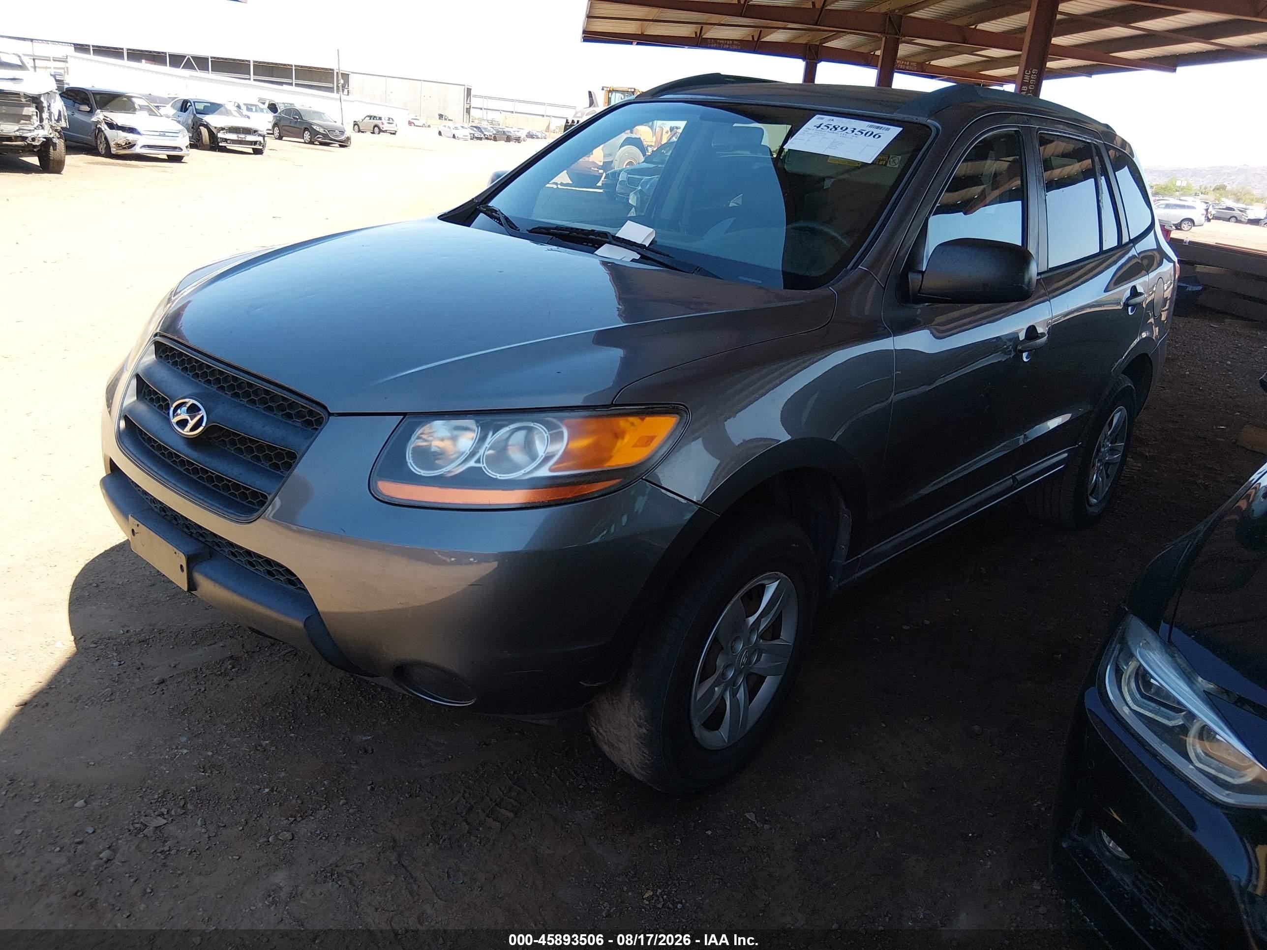 2009 Hyundai Santa Fe Gls Blue vin: 5NMSG13D29H327425