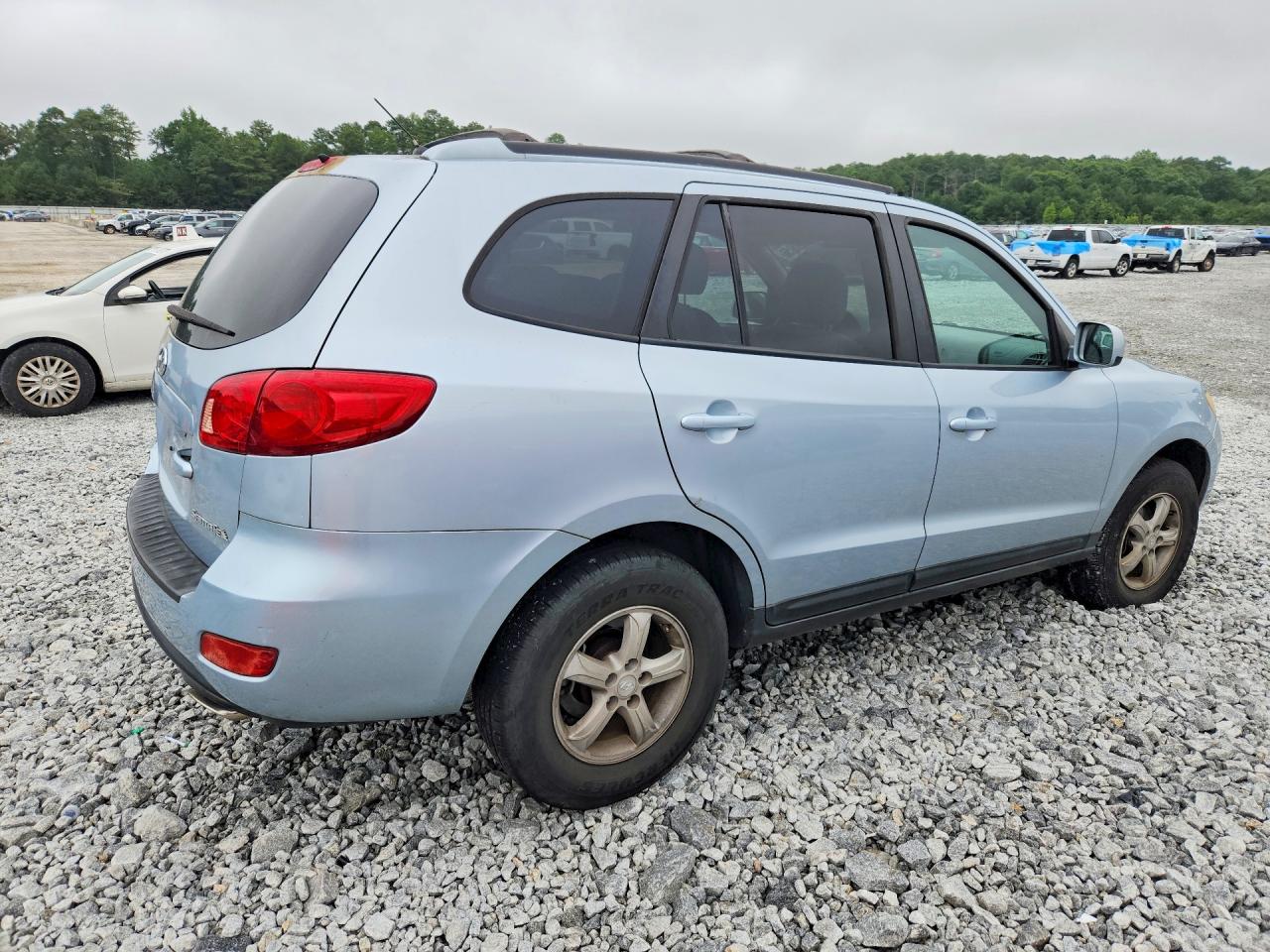2007 Hyundai Santa Fe Gls Blue vin: 5NMSG13D37H003557