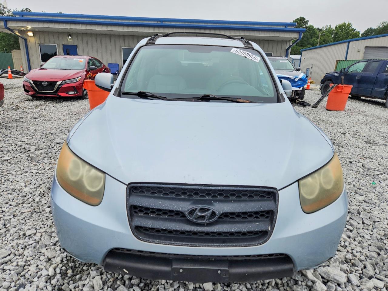 2007 Hyundai Santa Fe Gls Blue vin: 5NMSG13D37H003557