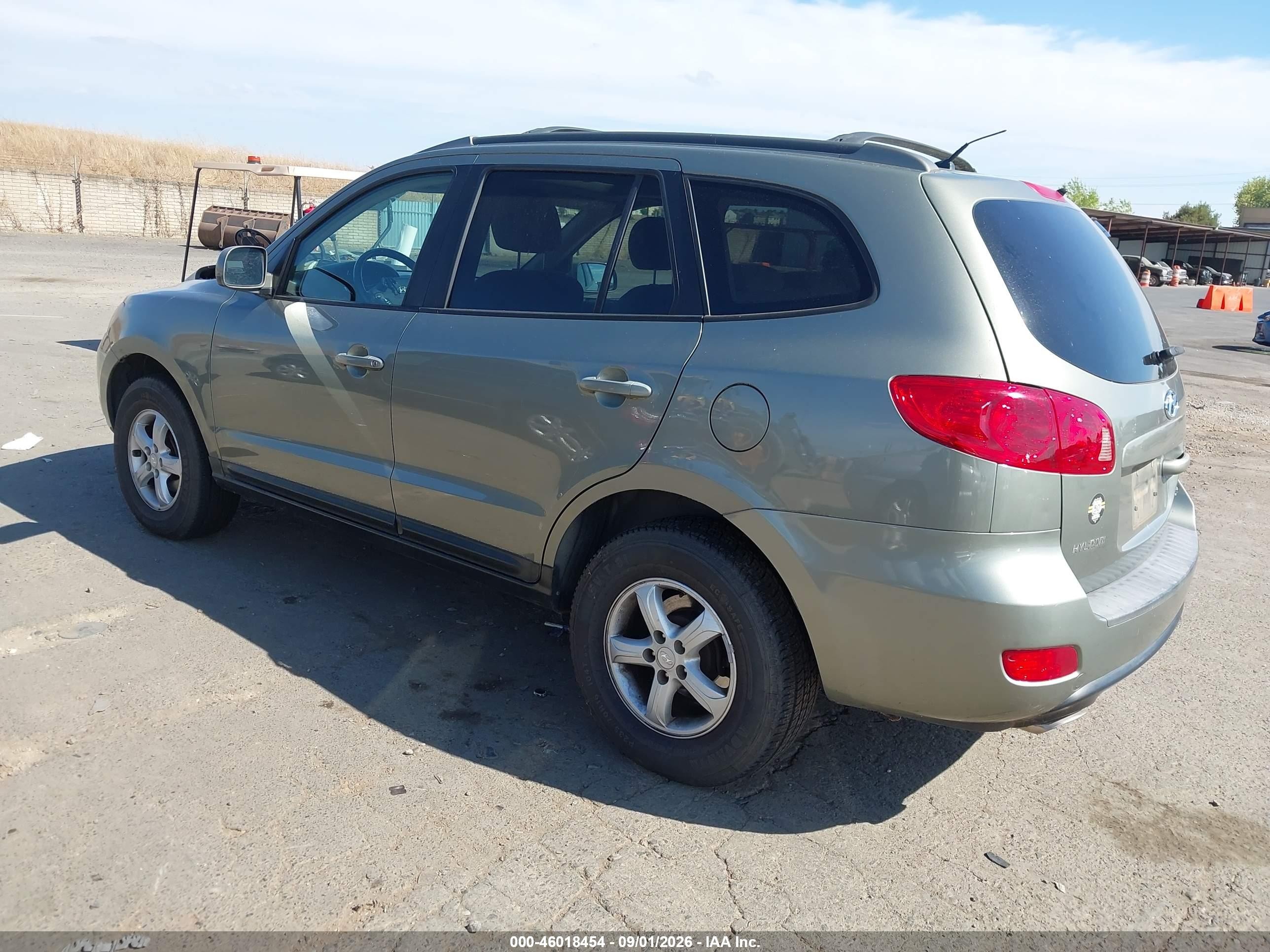 2007 Hyundai Santa Fe Gls Зеленый vin: 5NMSG13D37H010346