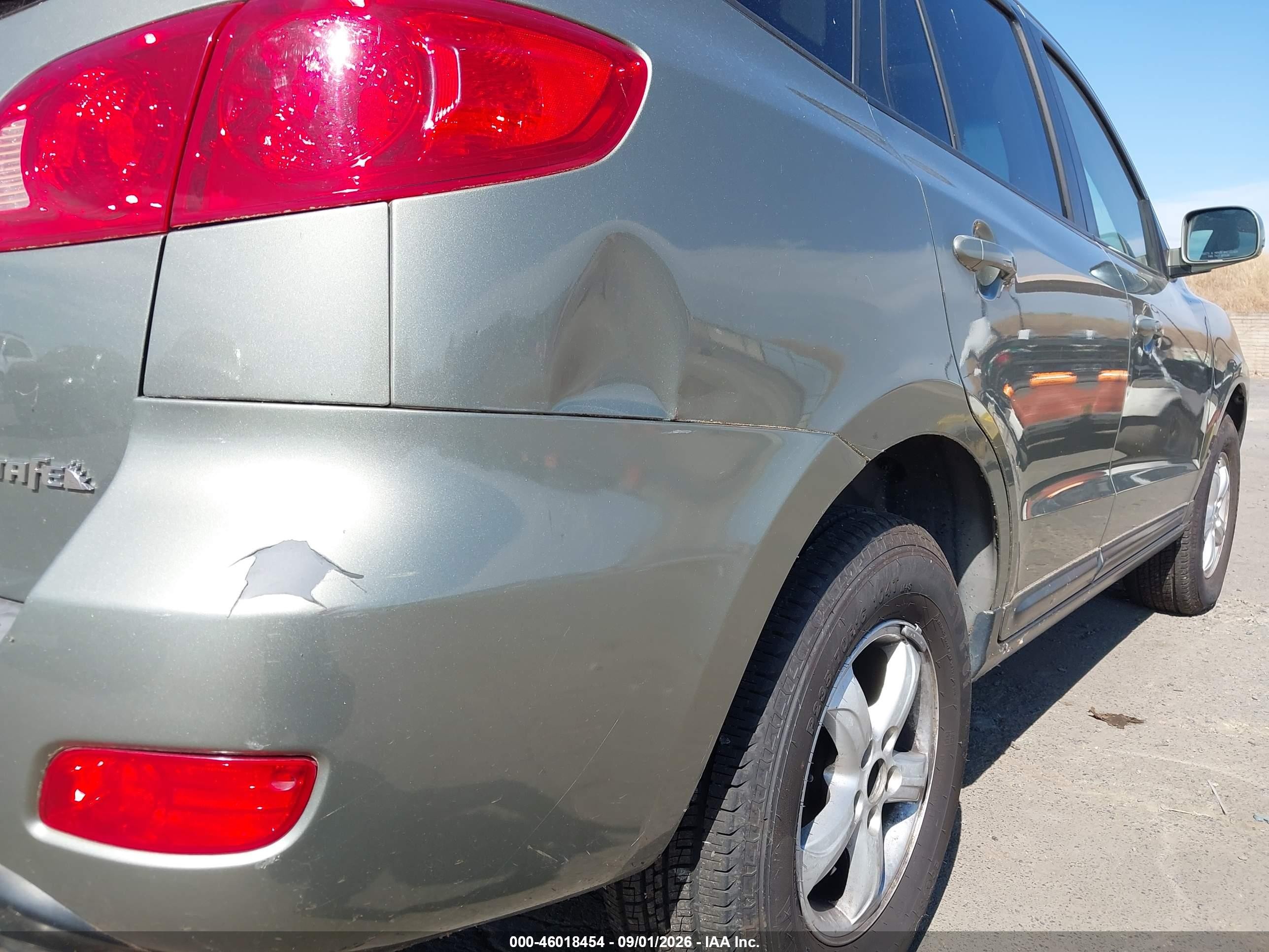 2007 Hyundai Santa Fe Gls Зеленый vin: 5NMSG13D37H010346