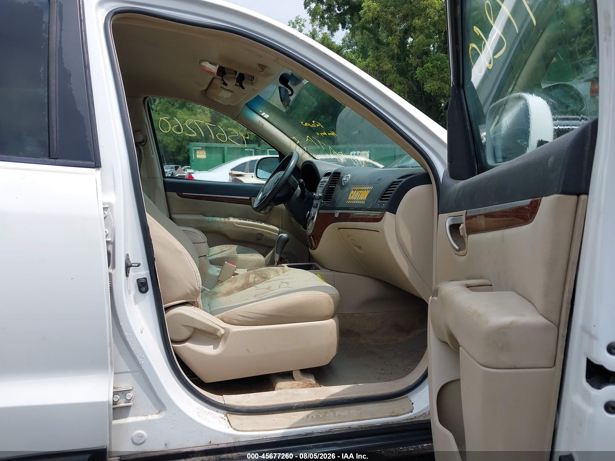 2007 Hyundai Santa Fe Gls Белый vin: 5NMSG13D37H052550