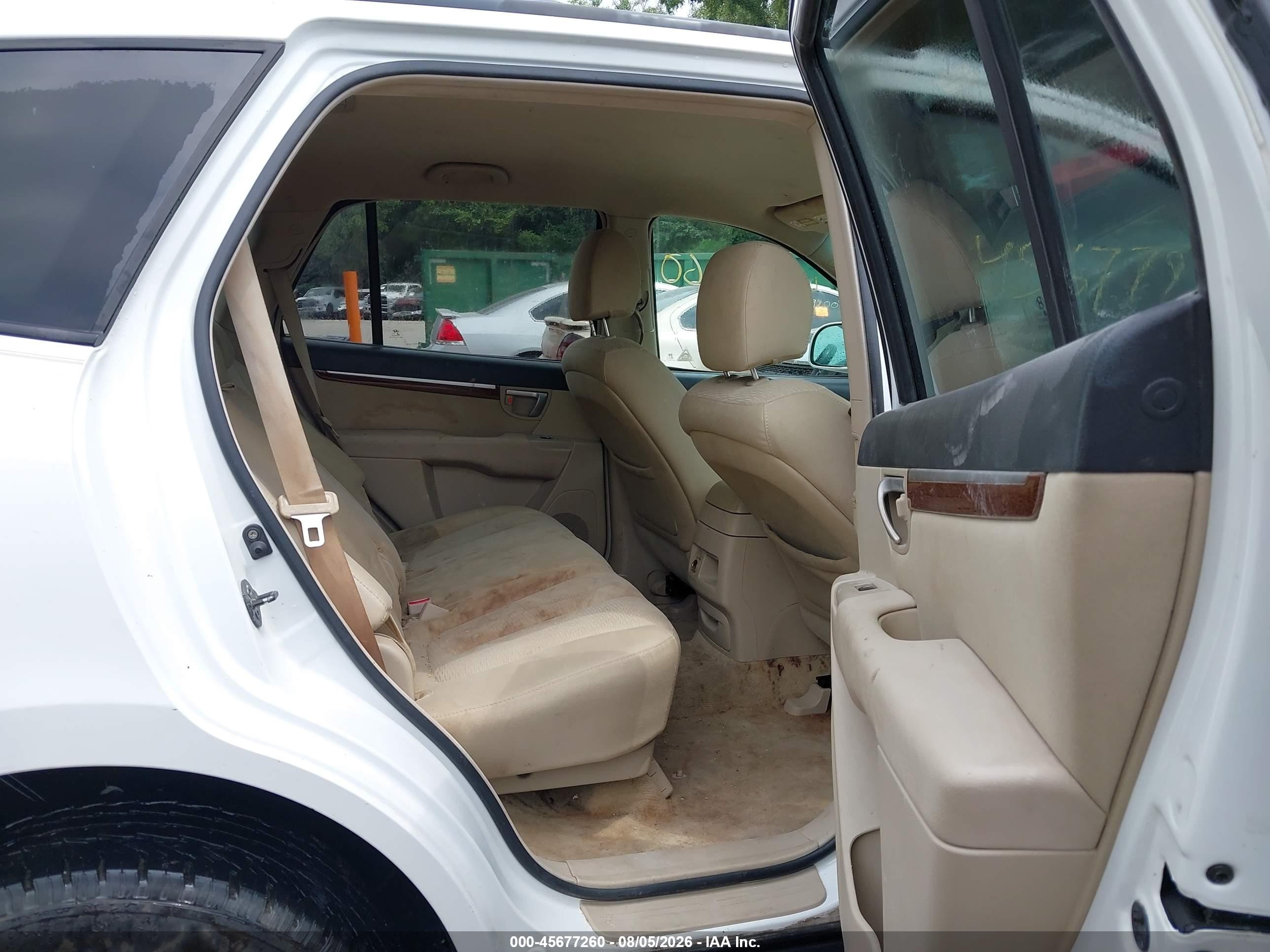 2007 Hyundai Santa Fe Gls Белый vin: 5NMSG13D37H052550
