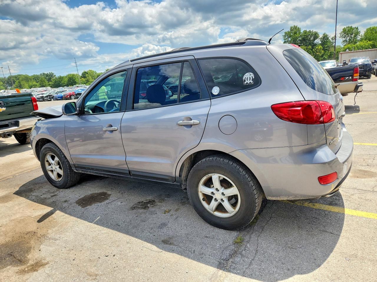 2007 Hyundai Santa Fe Gls Gray vin: 5NMSG13D37H064150