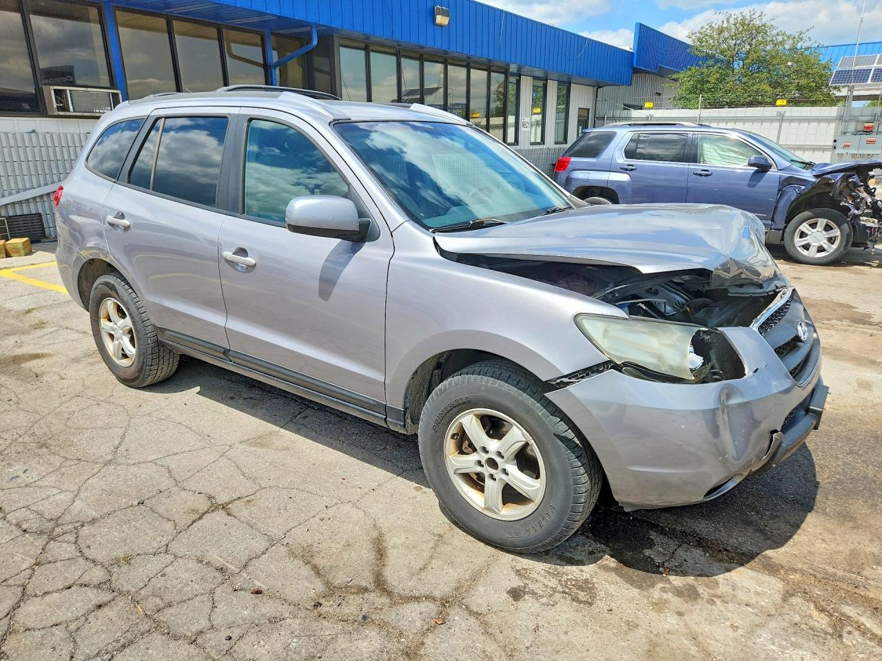2007 Hyundai Santa Fe Gls Gray vin: 5NMSG13D37H064150