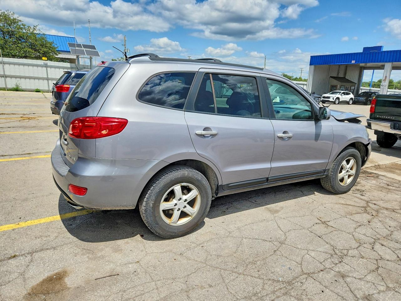 2007 Hyundai Santa Fe Gls Gray vin: 5NMSG13D37H064150