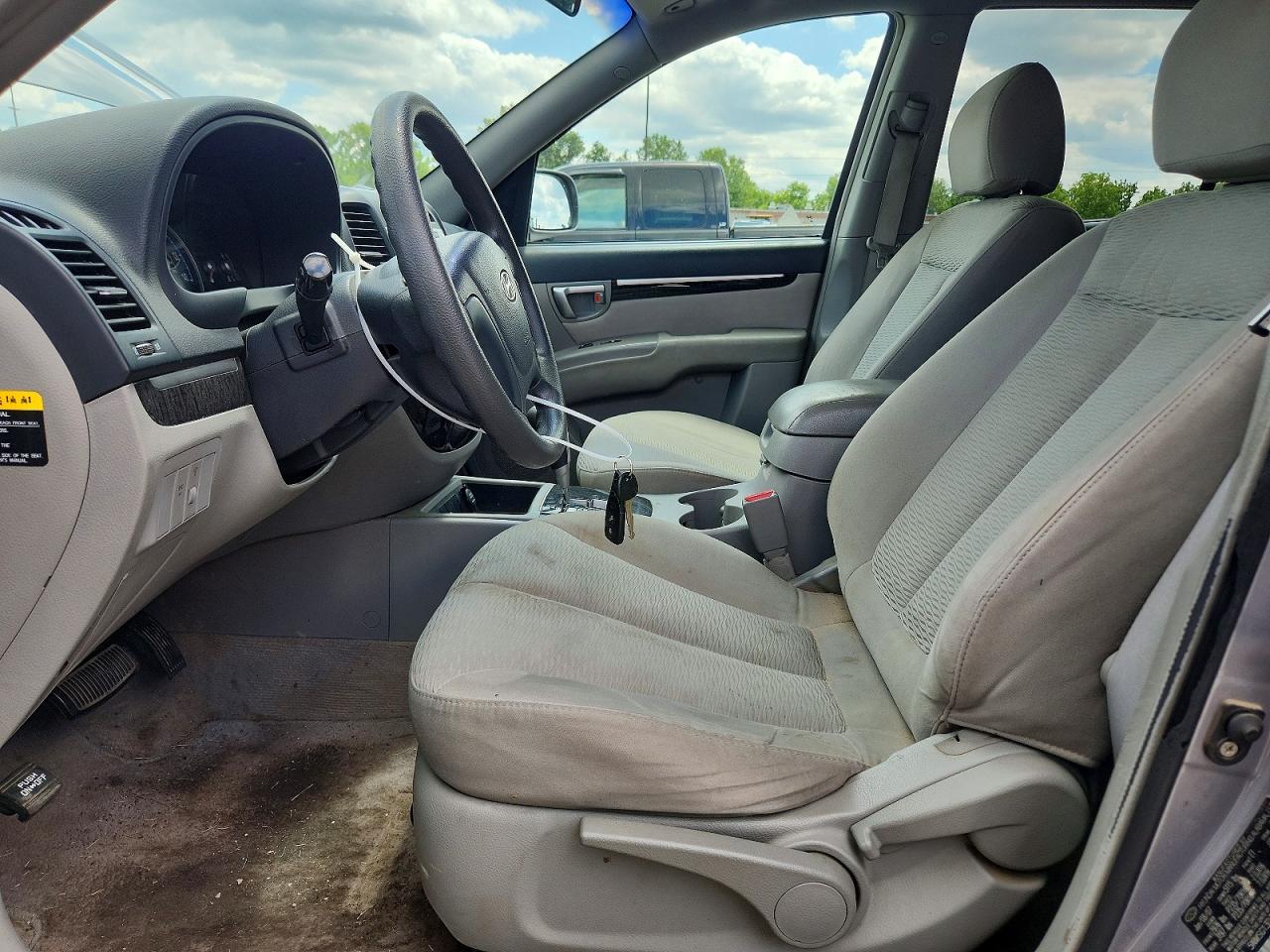 2007 Hyundai Santa Fe Gls Gray vin: 5NMSG13D37H064150