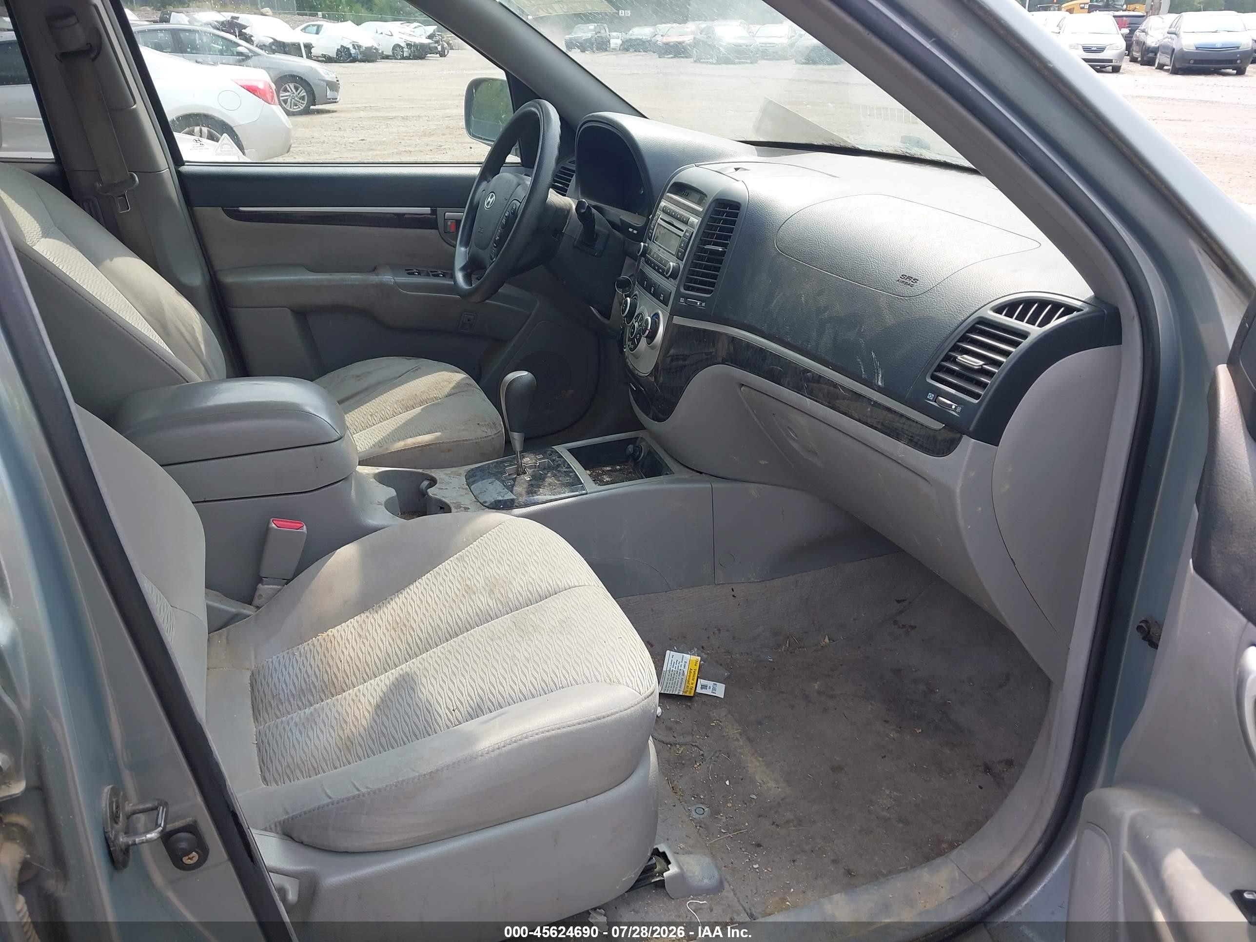 2007 Hyundai Santa Fe Gls Blue vin: 5NMSG13D37H064682