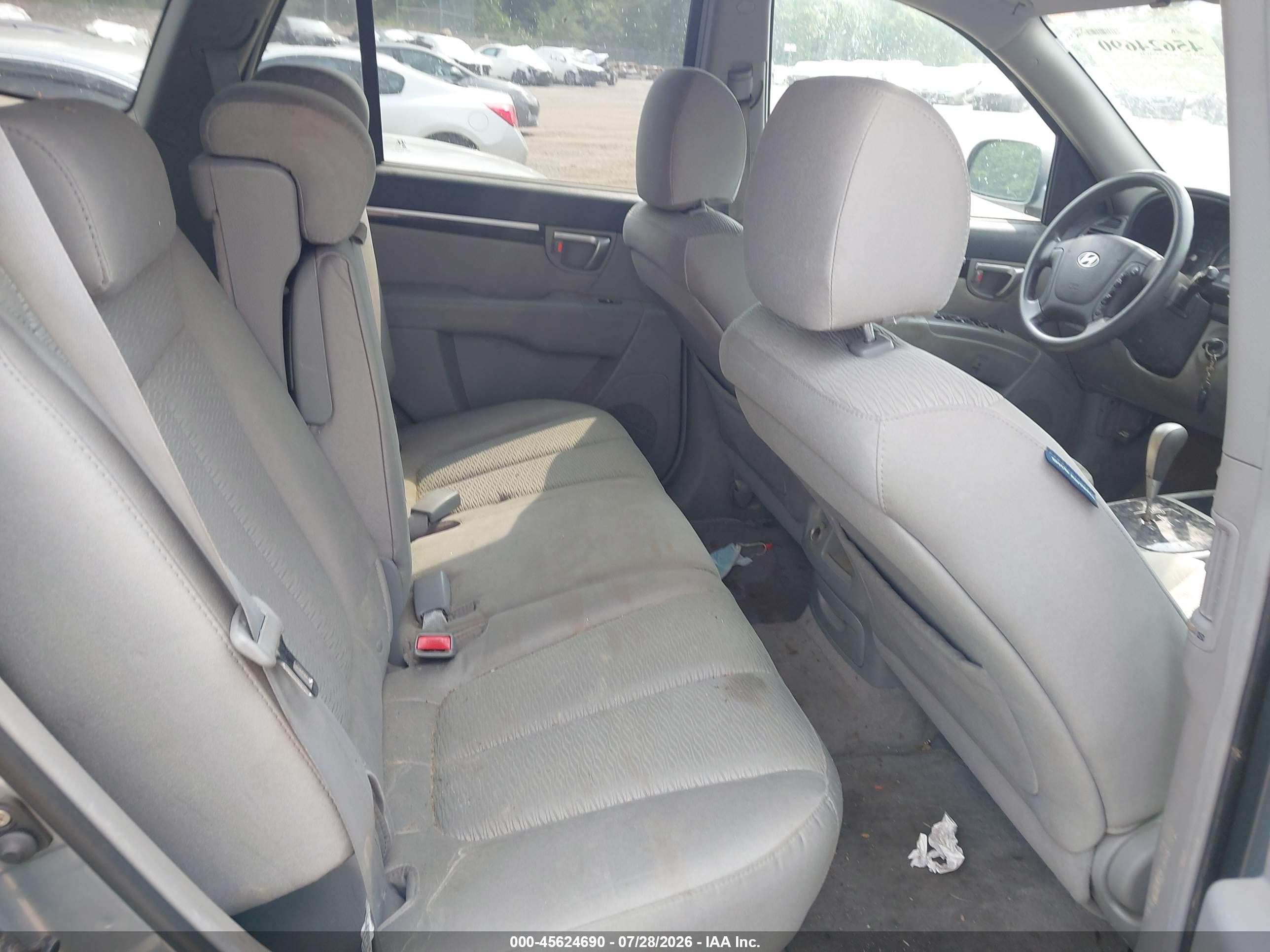 2007 Hyundai Santa Fe Gls Blue vin: 5NMSG13D37H064682