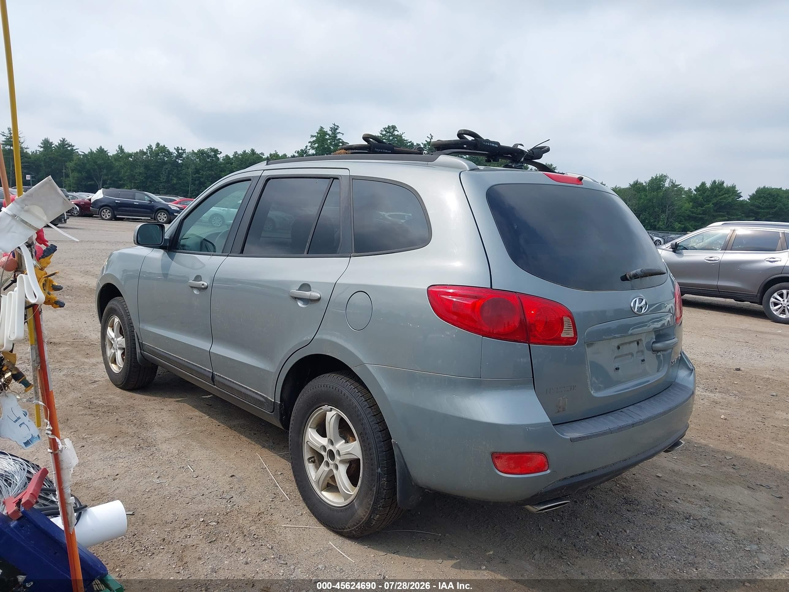 2007 Hyundai Santa Fe Gls Blue vin: 5NMSG13D37H064682