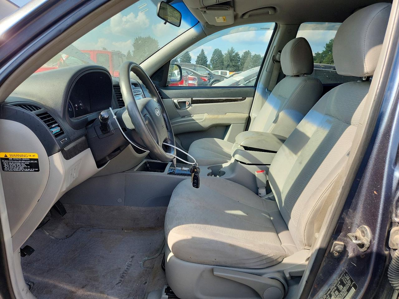 2007 Hyundai Santa Fe Gls Gray vin: 5NMSG13D37H108955