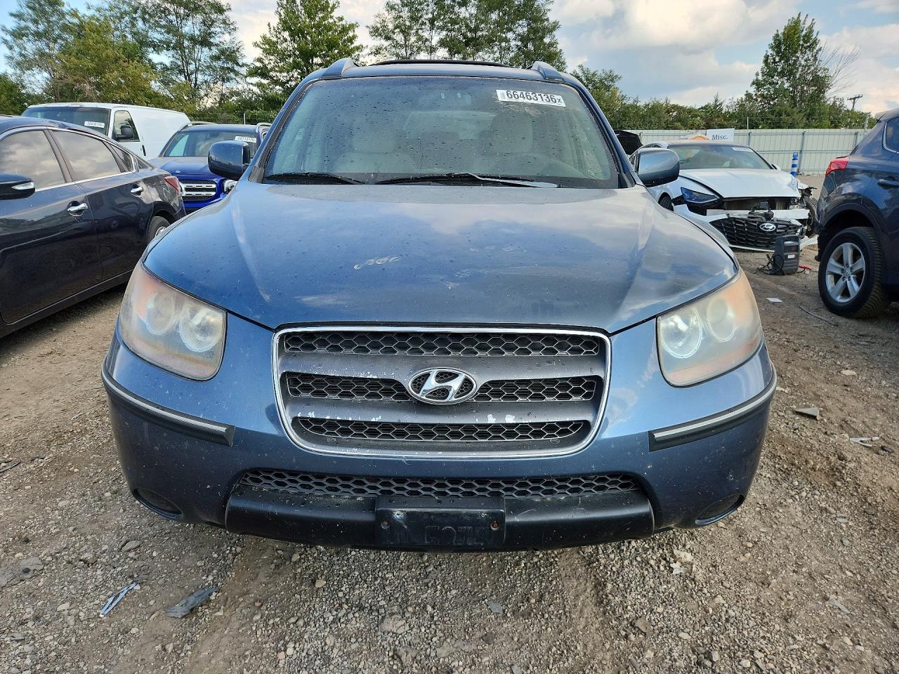 2007 Hyundai Santa Fe Gls Gray vin: 5NMSG13D37H108955