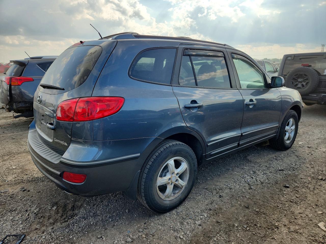 2007 Hyundai Santa Fe Gls Gray vin: 5NMSG13D37H108955