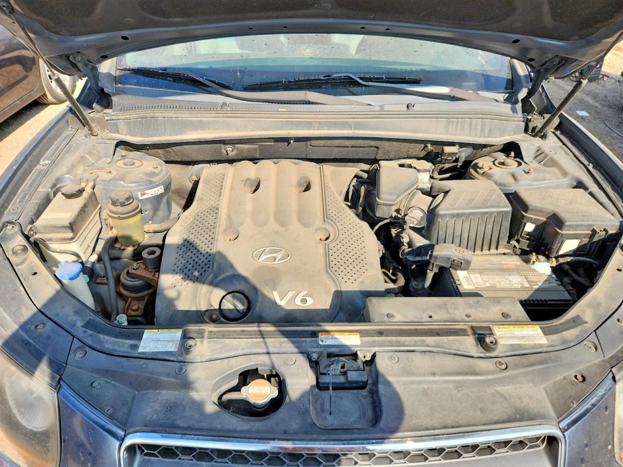 2007 Hyundai Santa Fe Gls Gray vin: 5NMSG13D37H108955