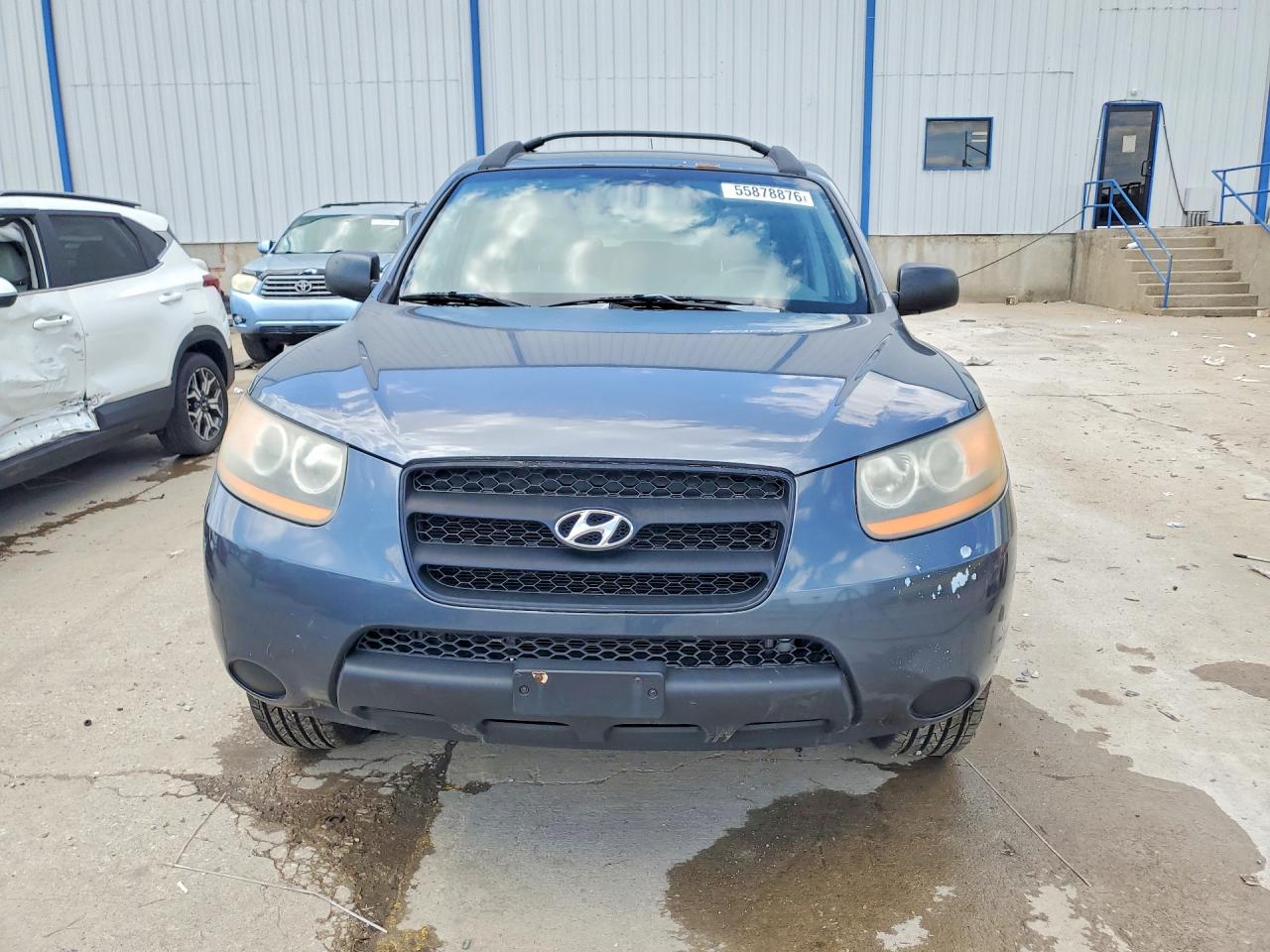 2009 Hyundai Santa Fe Gls Синий vin: 5NMSG13D39H238060