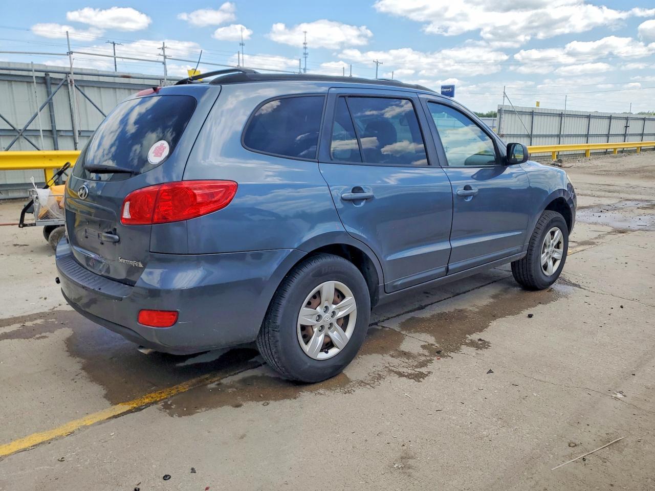 2009 Hyundai Santa Fe Gls Синий vin: 5NMSG13D39H238060