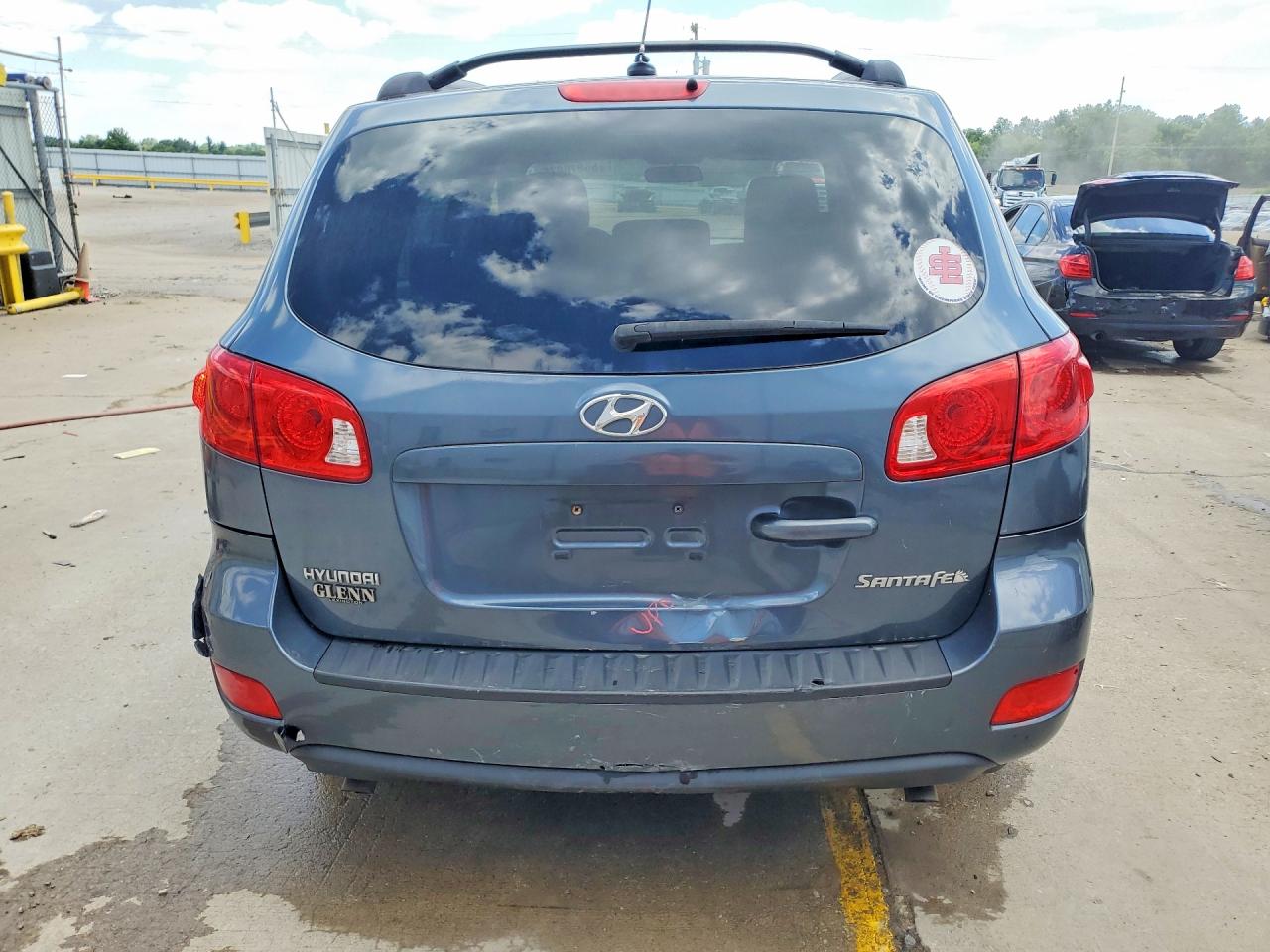 2009 Hyundai Santa Fe Gls Синий vin: 5NMSG13D39H238060