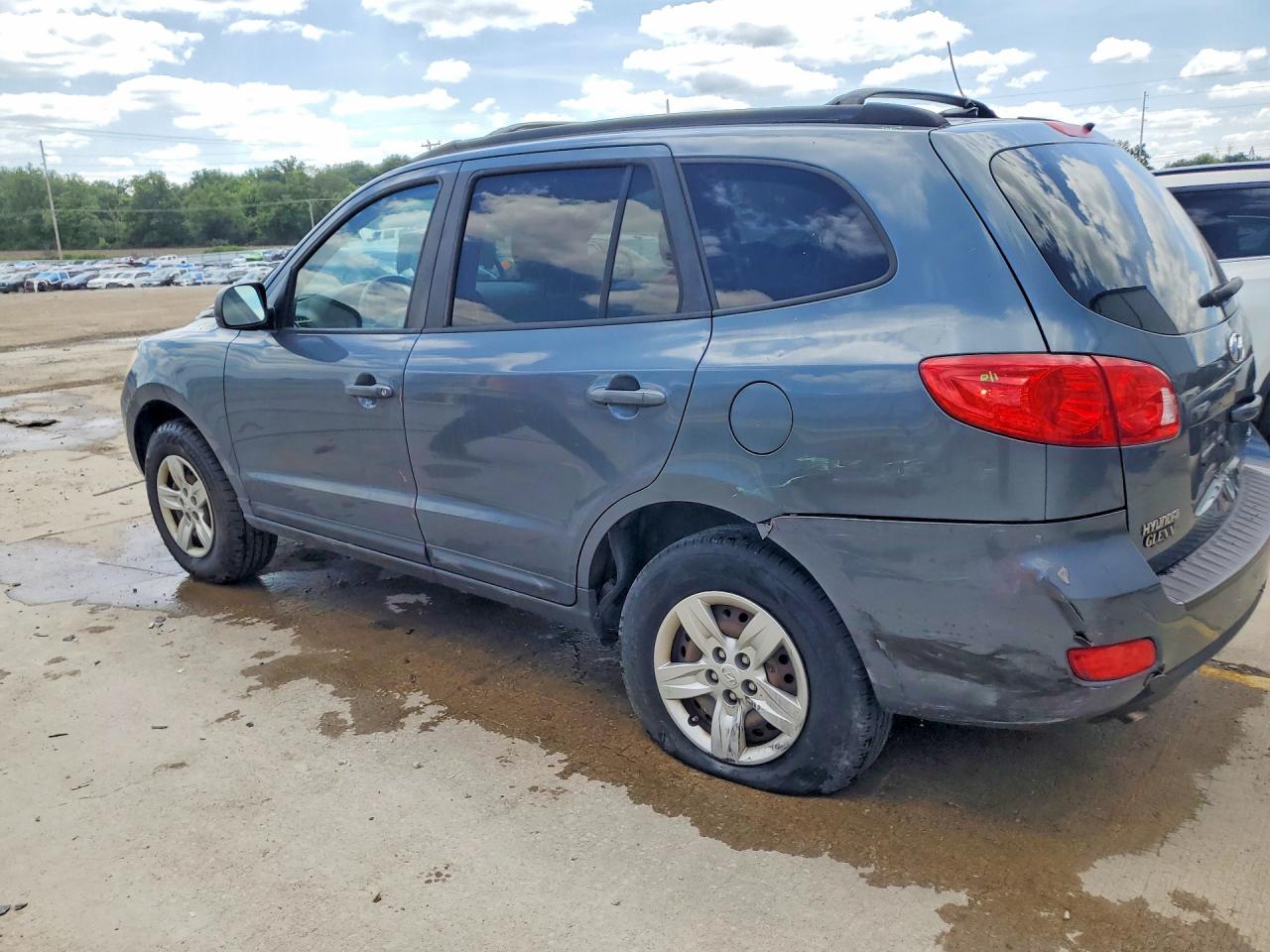 2009 Hyundai Santa Fe Gls Синий vin: 5NMSG13D39H238060