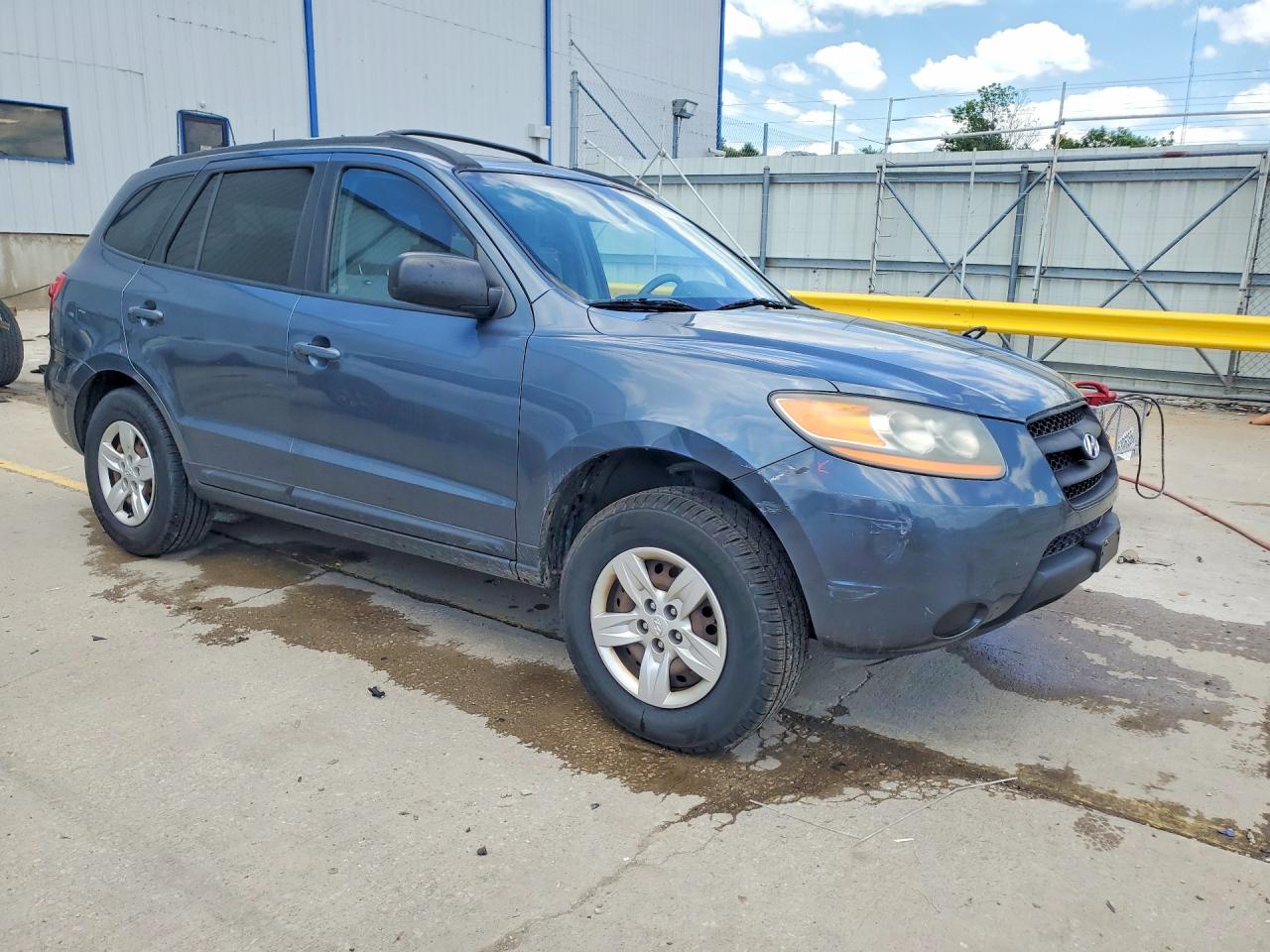2009 Hyundai Santa Fe Gls Синий vin: 5NMSG13D39H238060