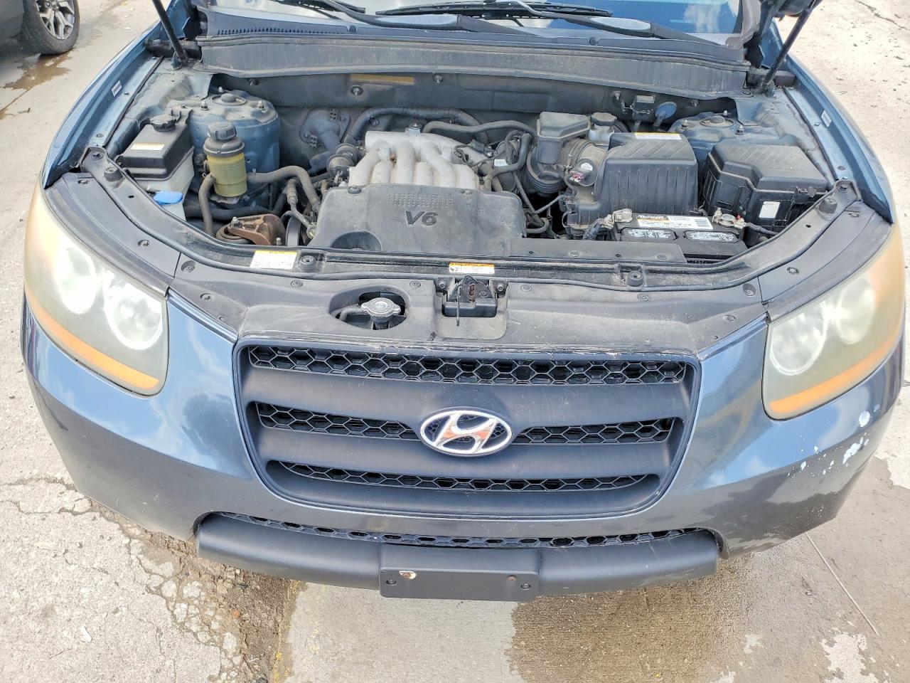 2009 Hyundai Santa Fe Gls Синий vin: 5NMSG13D39H238060